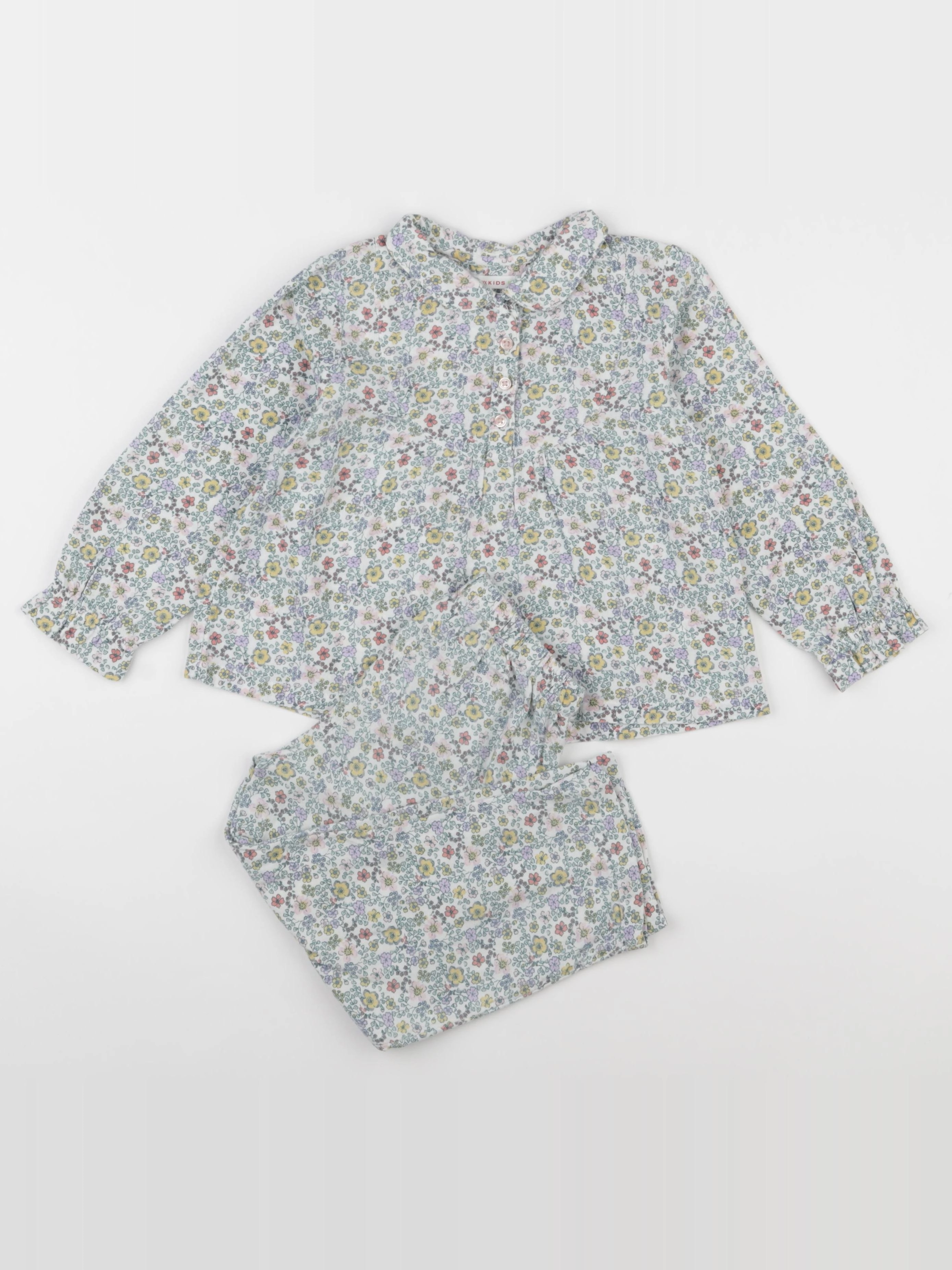 Monoprix - pyjama coton multicolore - 3 ans