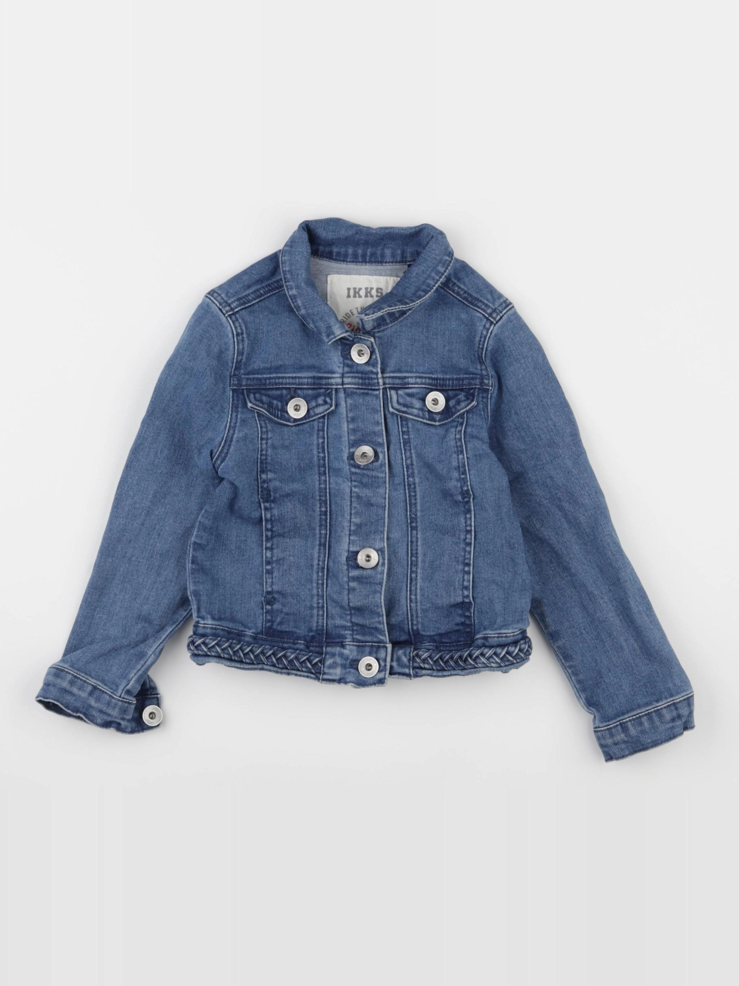 IKKS - veste imprimé au dos bleu - 4 ans