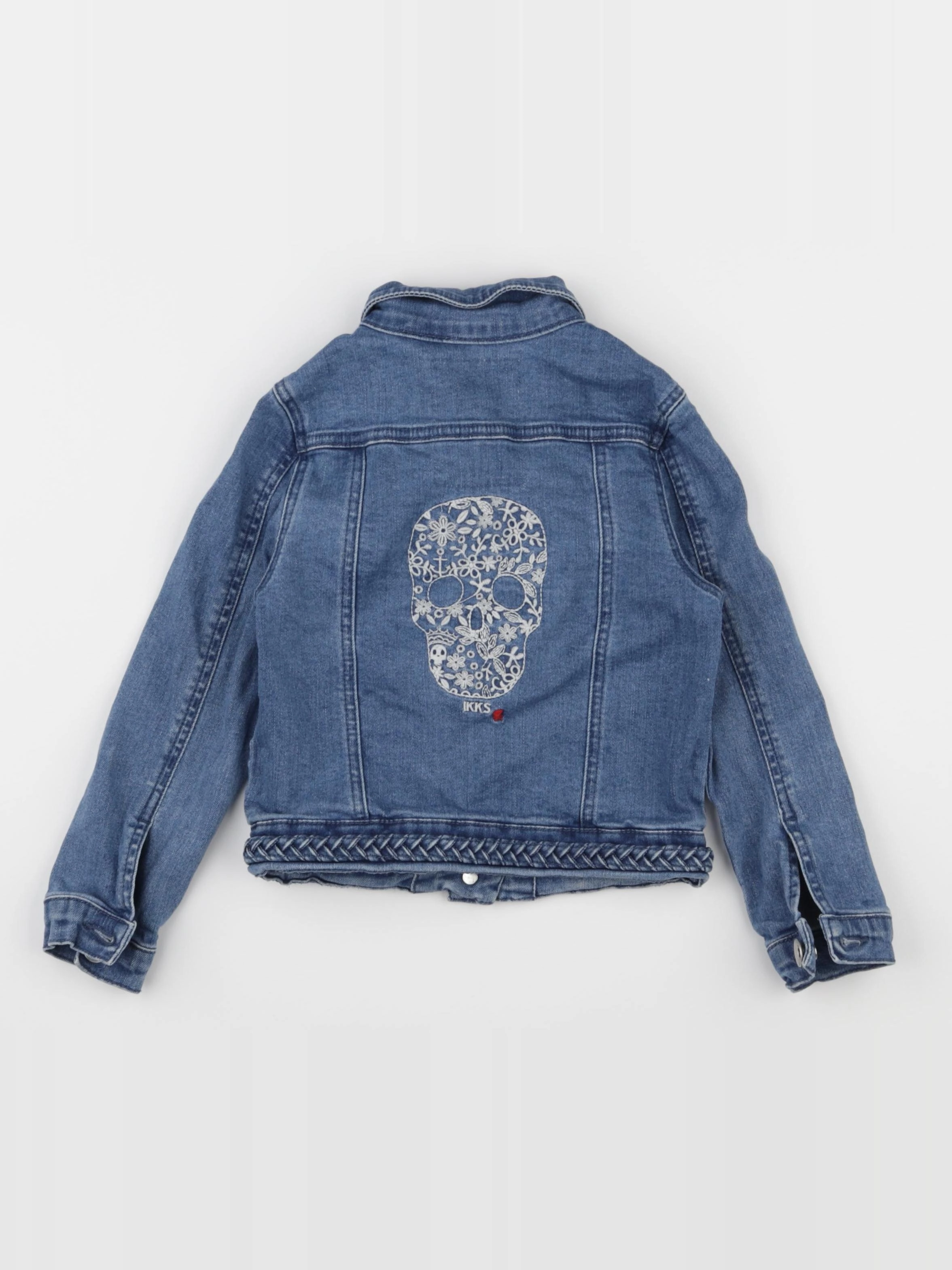 IKKS - veste imprimé au dos bleu - 4 ans