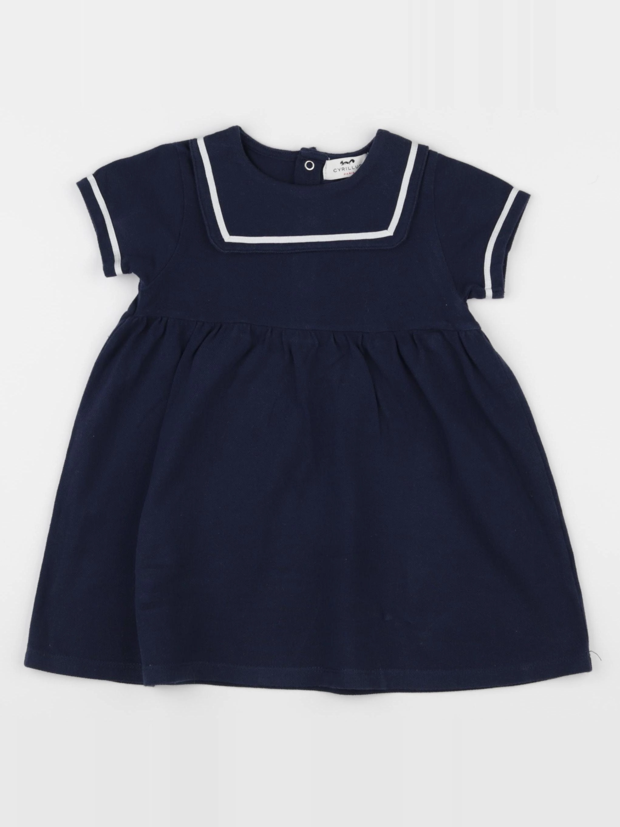 Cyrillus - robe bleu - 24 mois