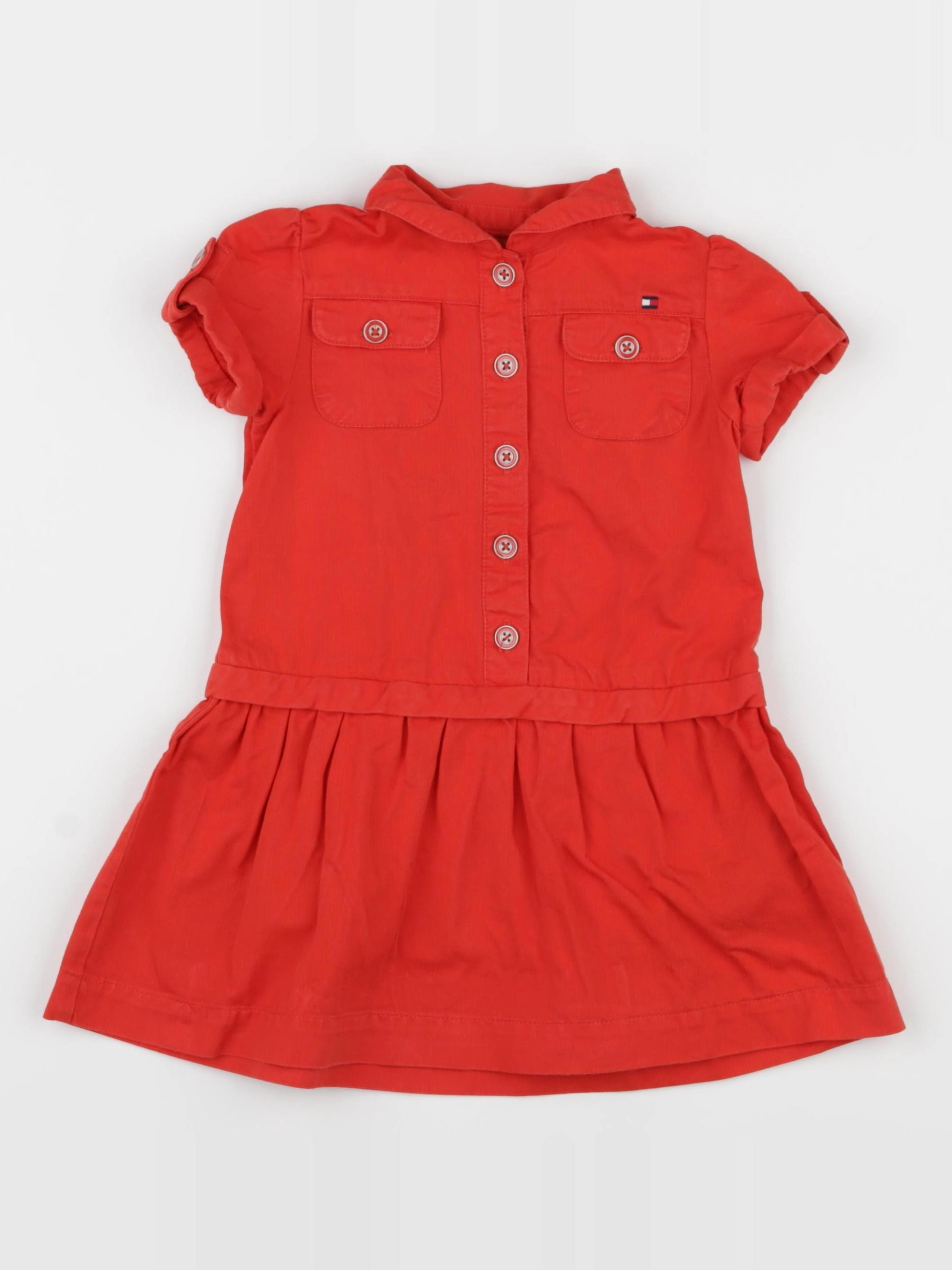 Tommy Hilfiger - robe rouge - 2 ans