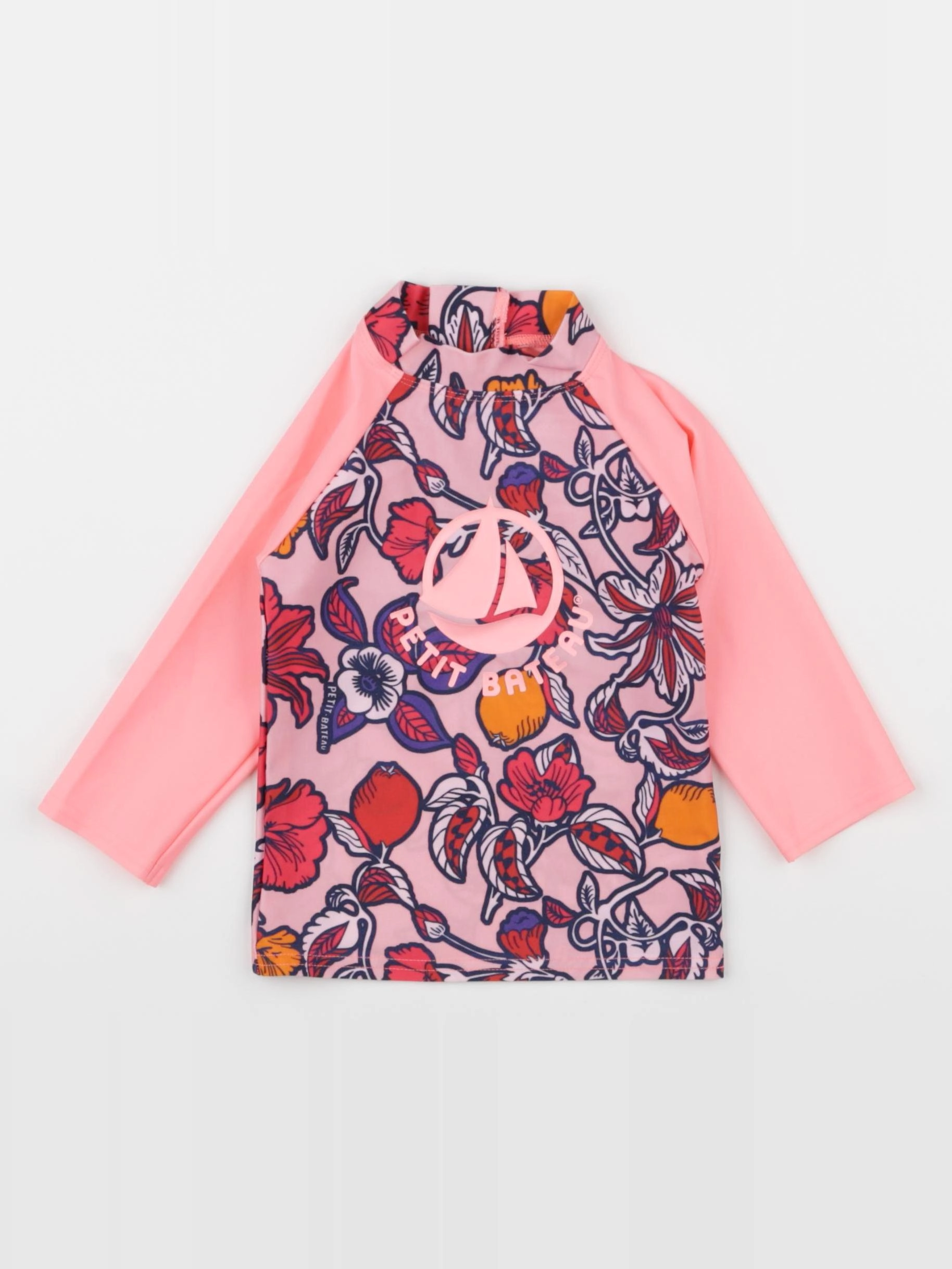 Petit Bateau - tee-shirt de bain rose - 18 mois