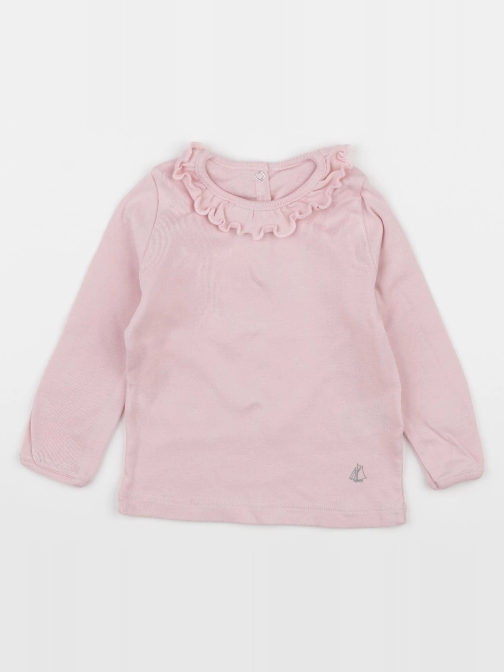 Petit Bateau - tee-shirt rose - 12 mois