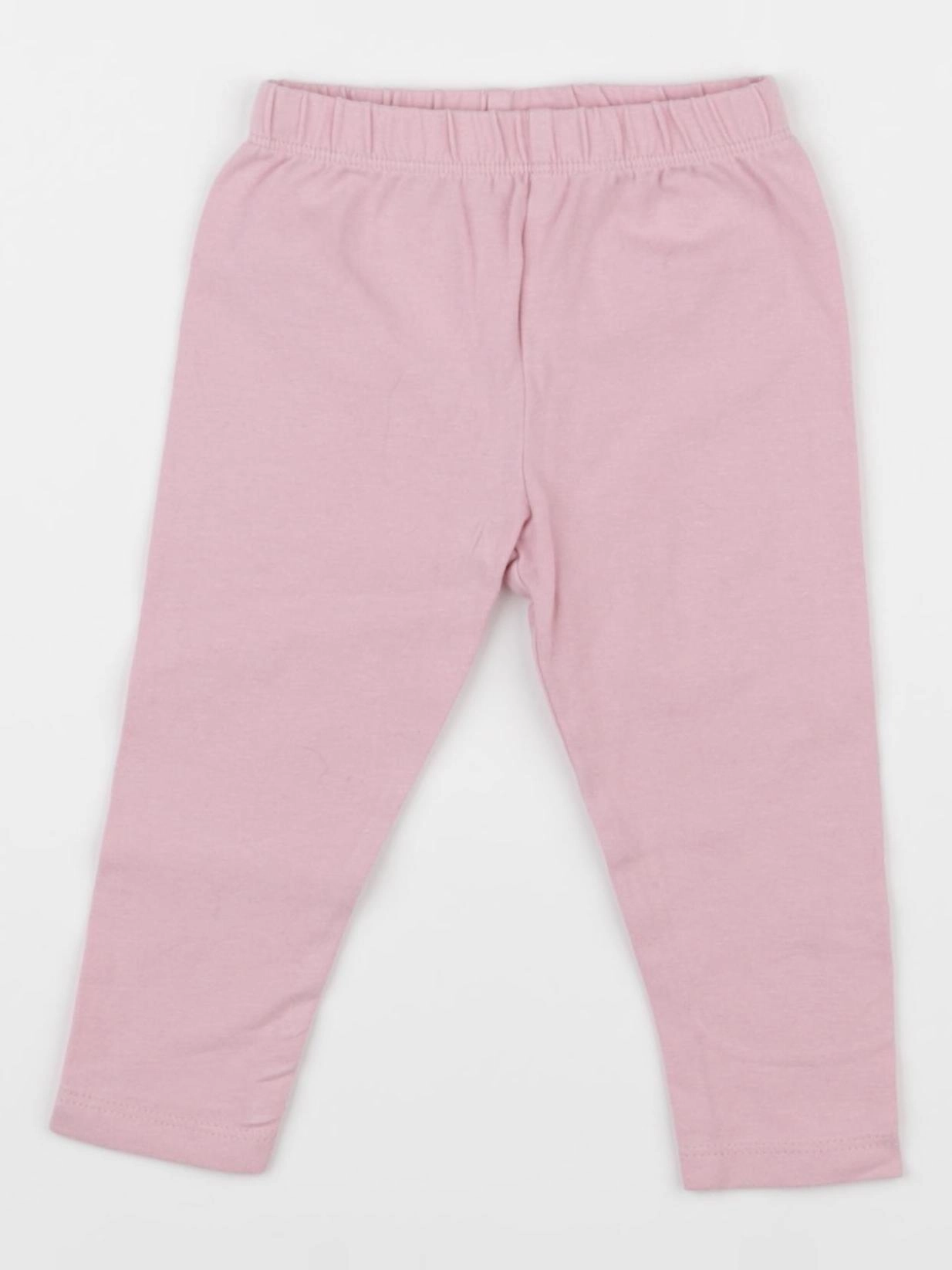 John Lewis - legging rose - 6/9 mois