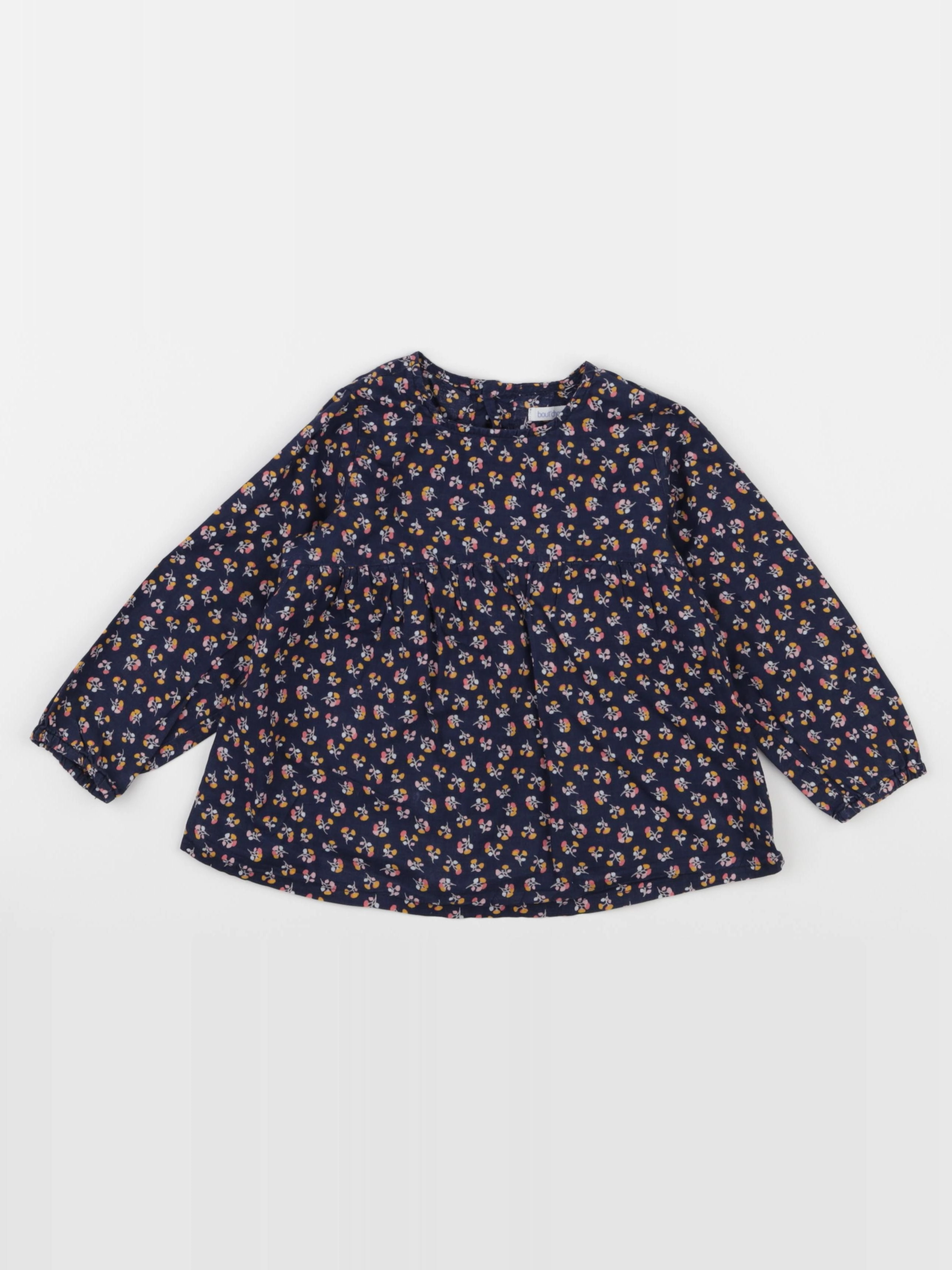 Boutchou - blouse bleu - 36 mois