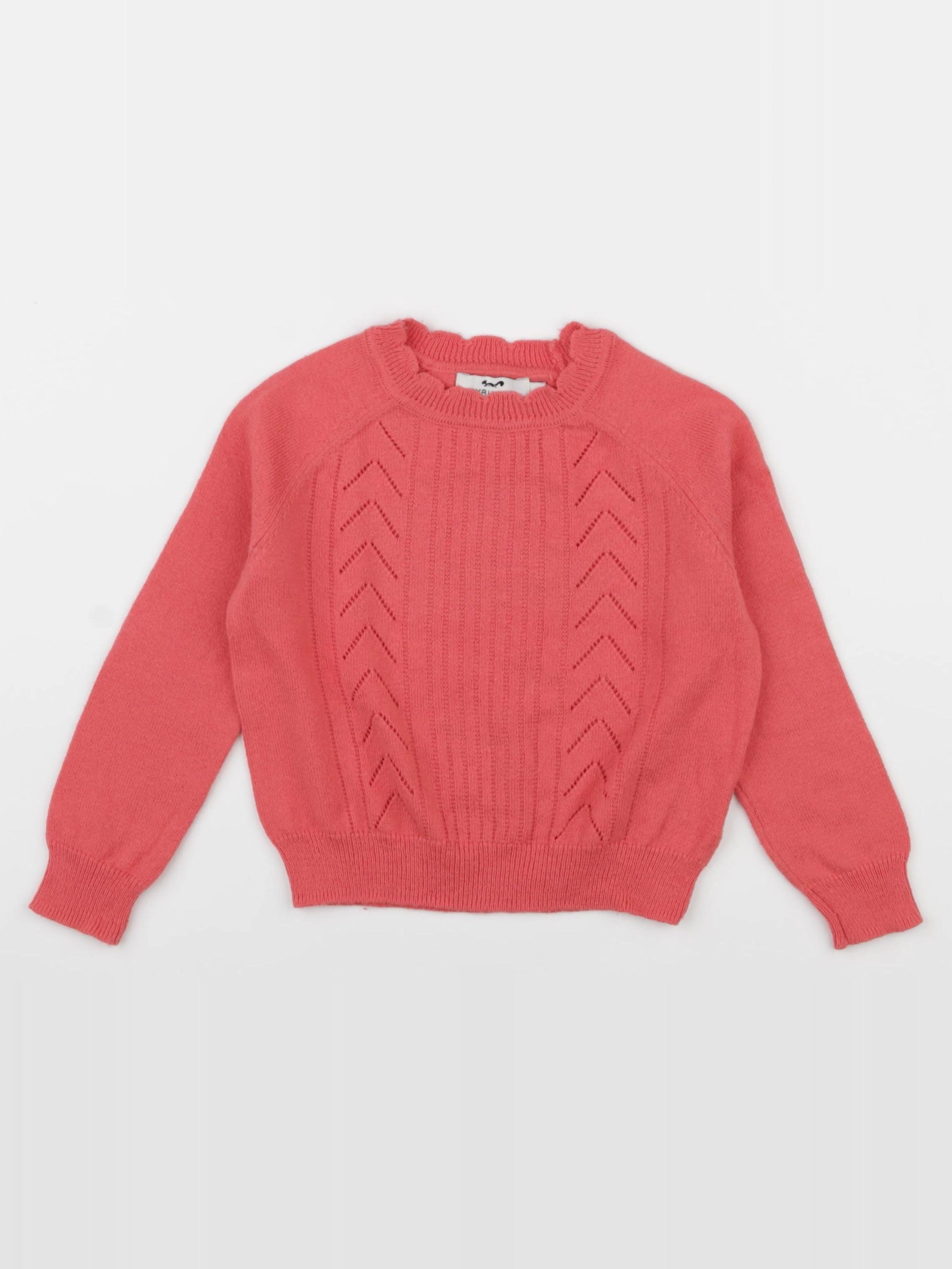 Cyrillus - pull rose - 3 ans