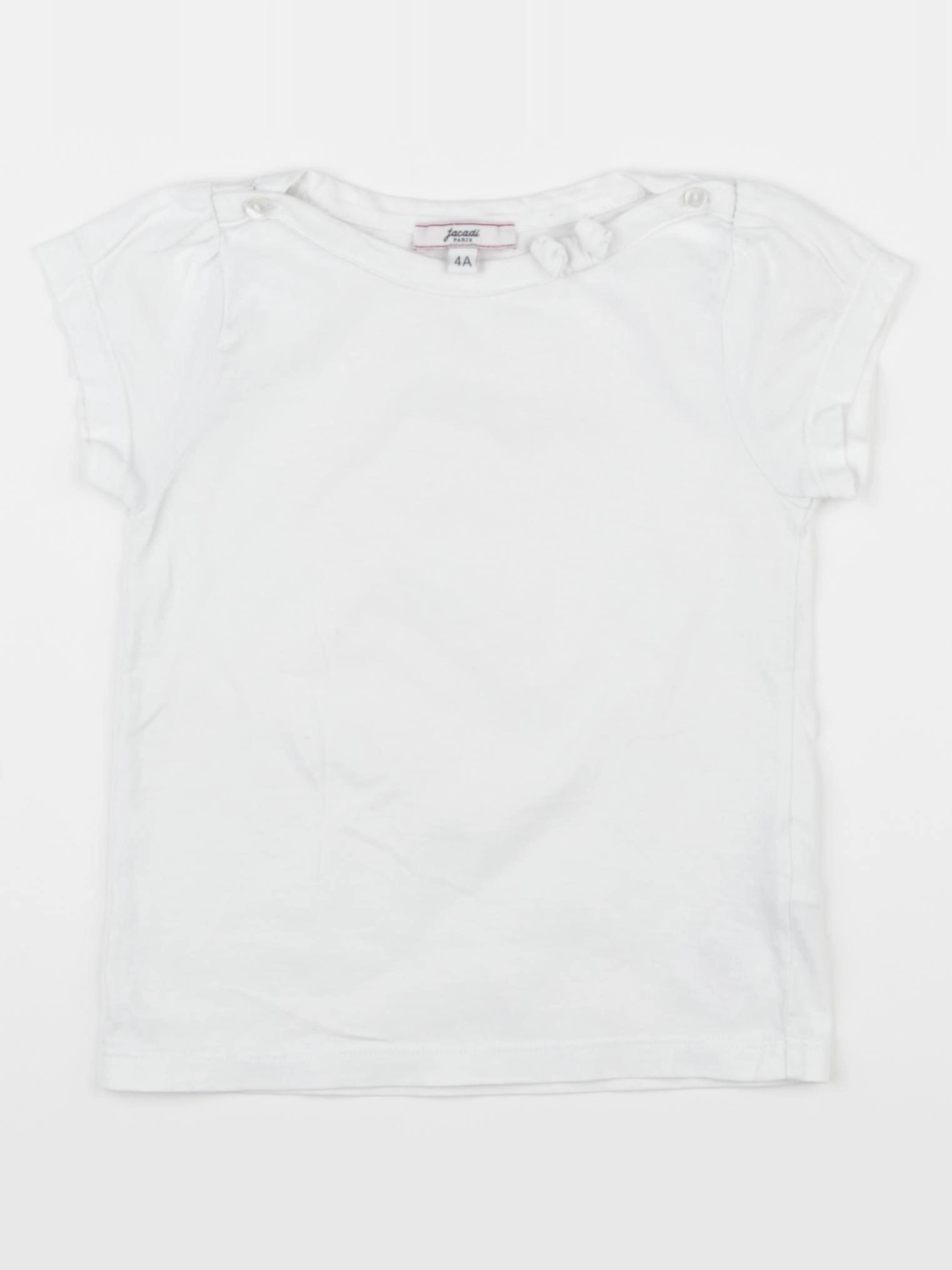 Jacadi - tee-shirt blanc - 4 ans