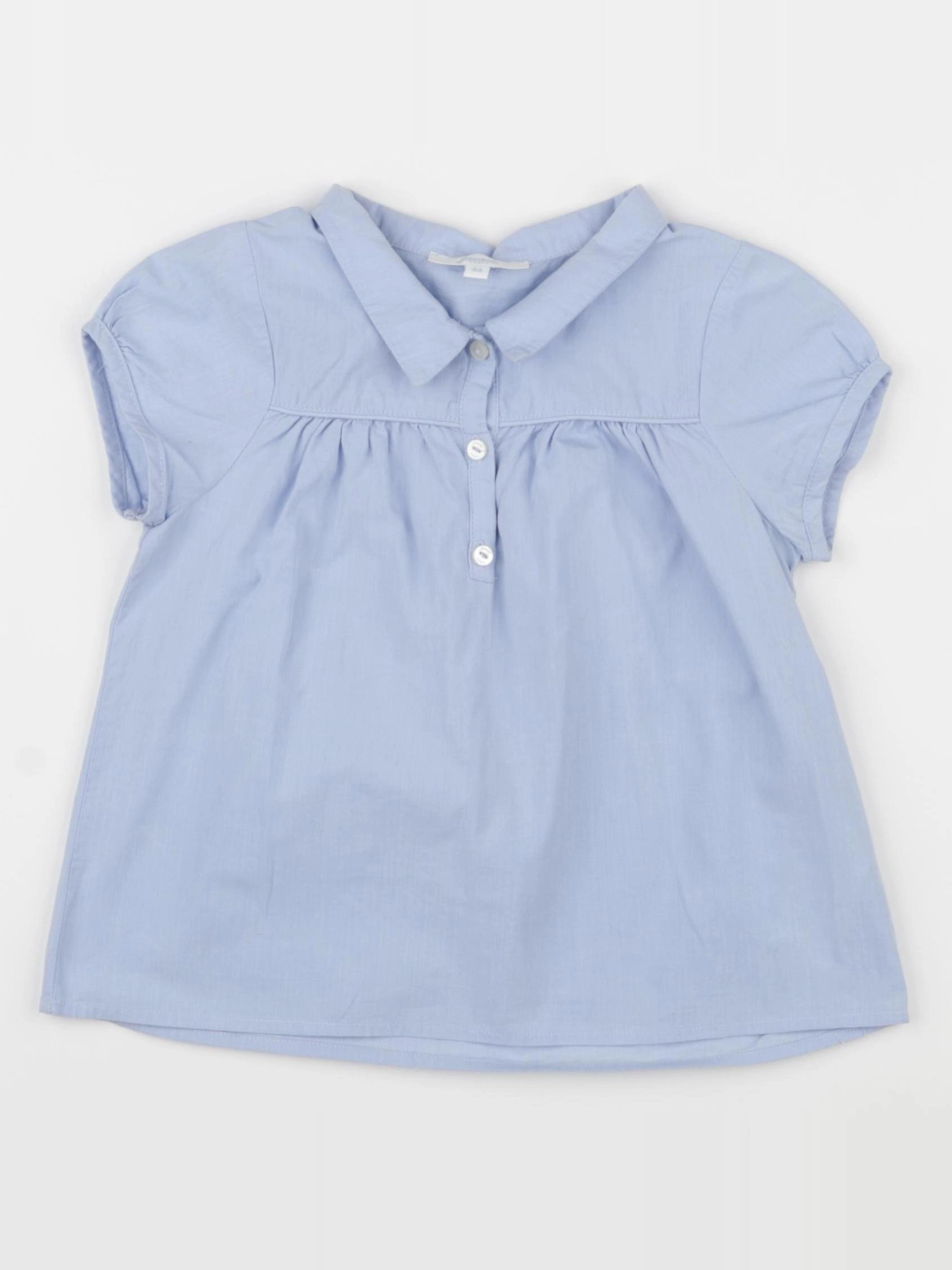 Jacadi - blouse bleu - 4 ans