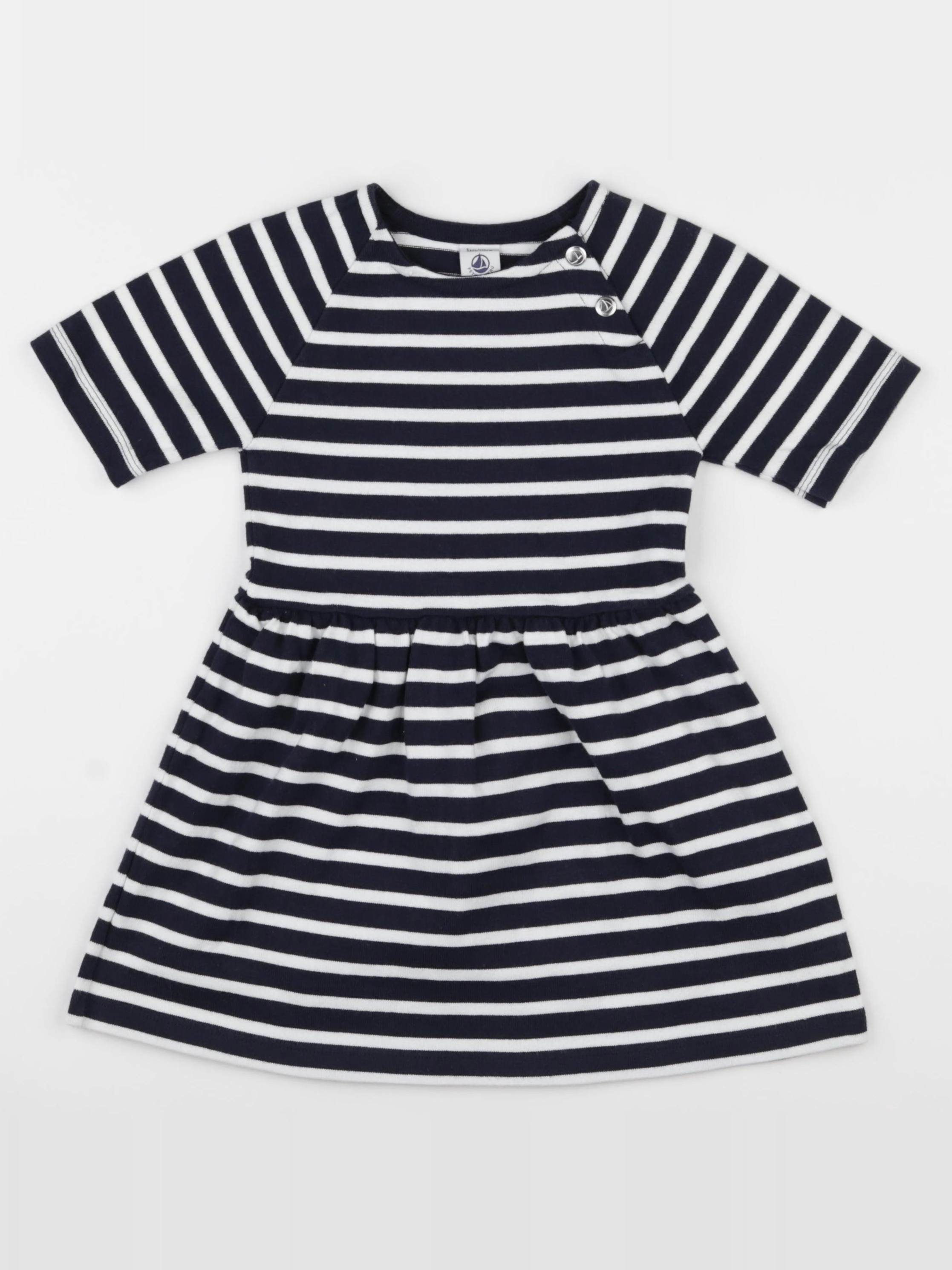 Petit Bateau - robe bleu - 5 ans