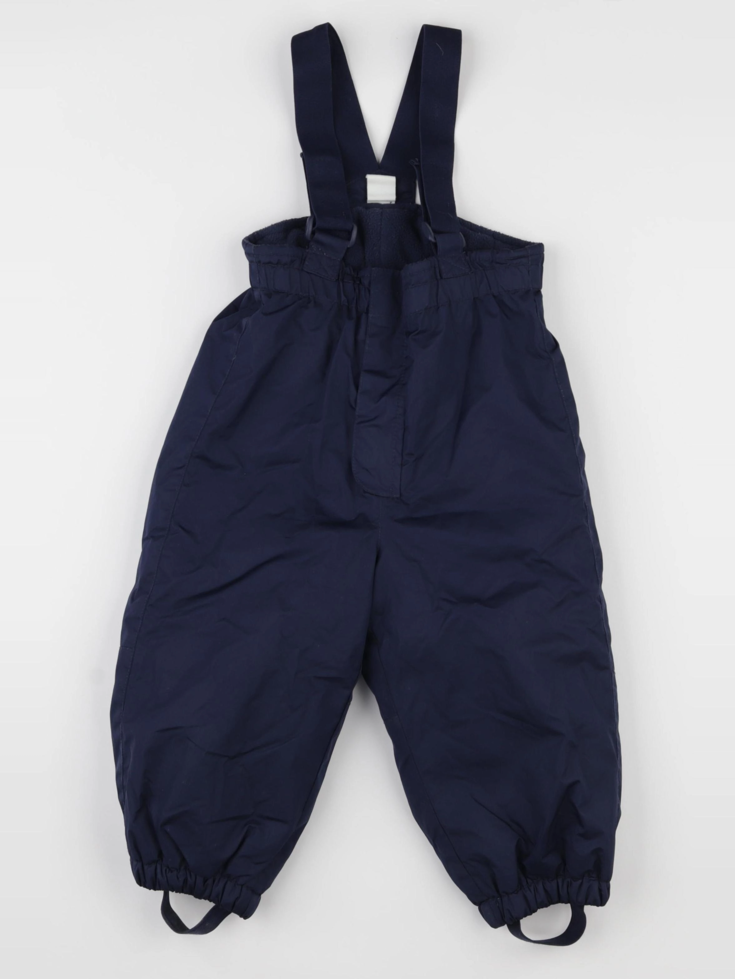 H&M - pantalon de ski bleu - 12/18 mois
