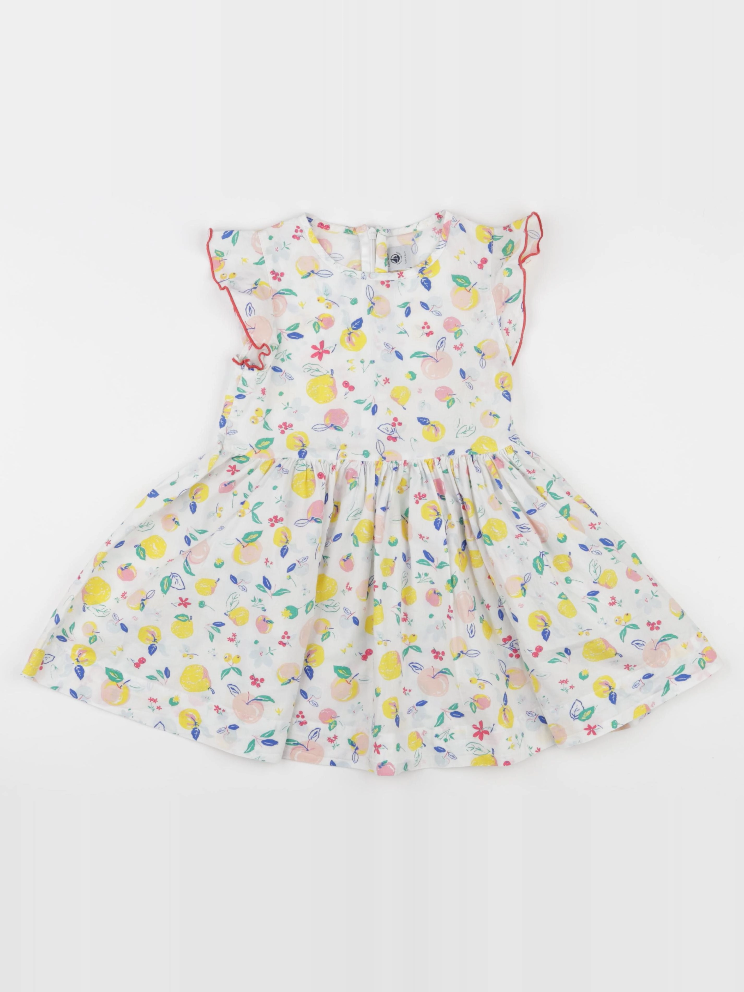Petit Bateau - robe multicolore - 4 ans