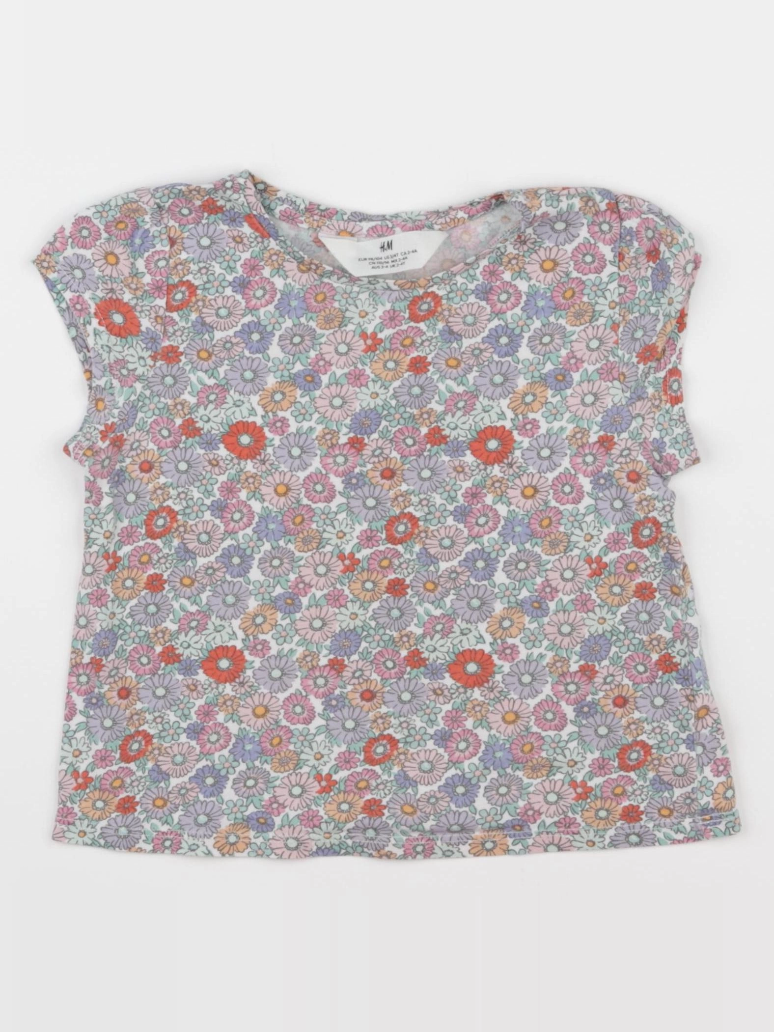 H&M - tee-shirt multicolore - 2/4 ans