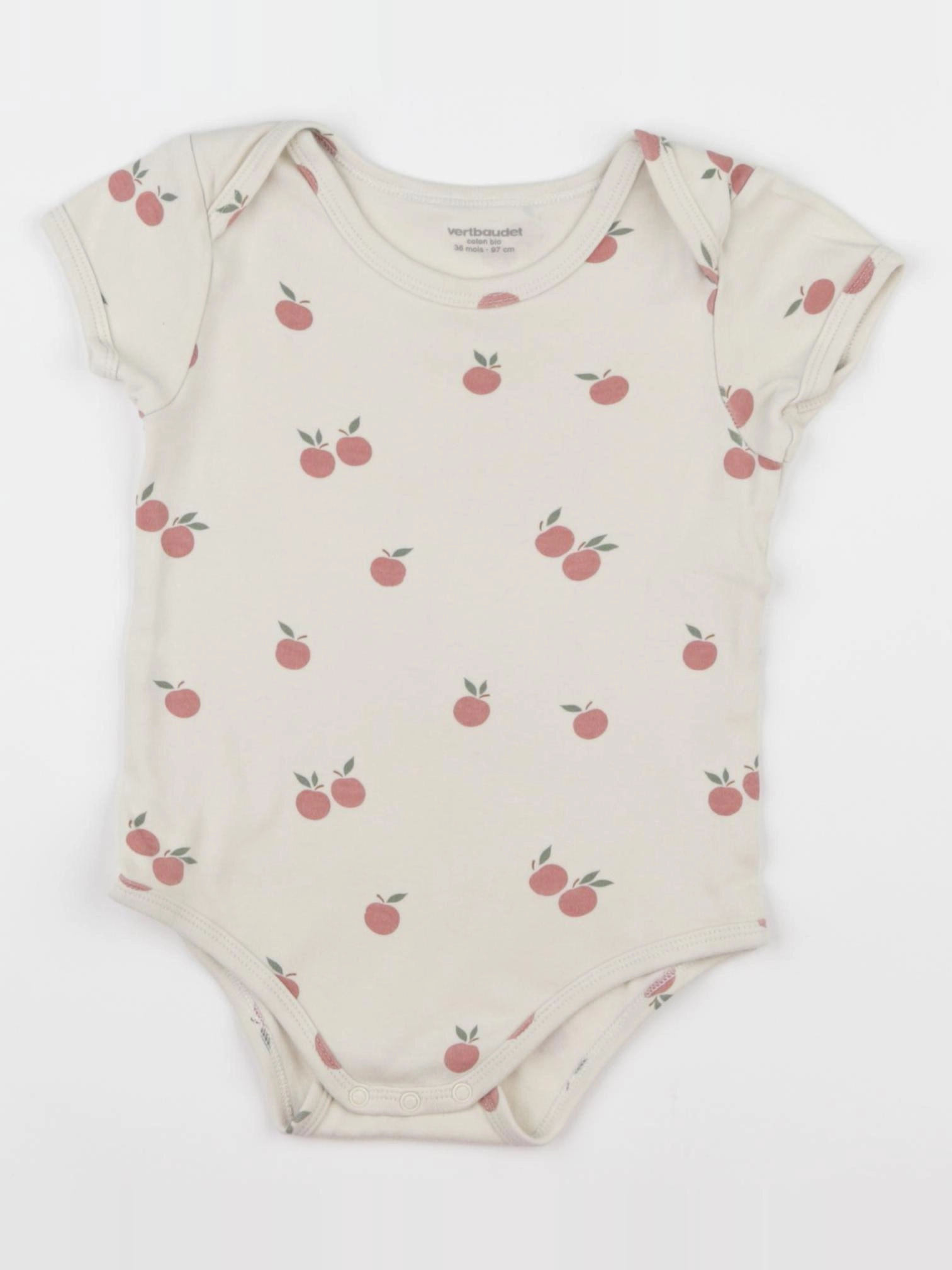 Vertbaudet - body beige - 36 mois