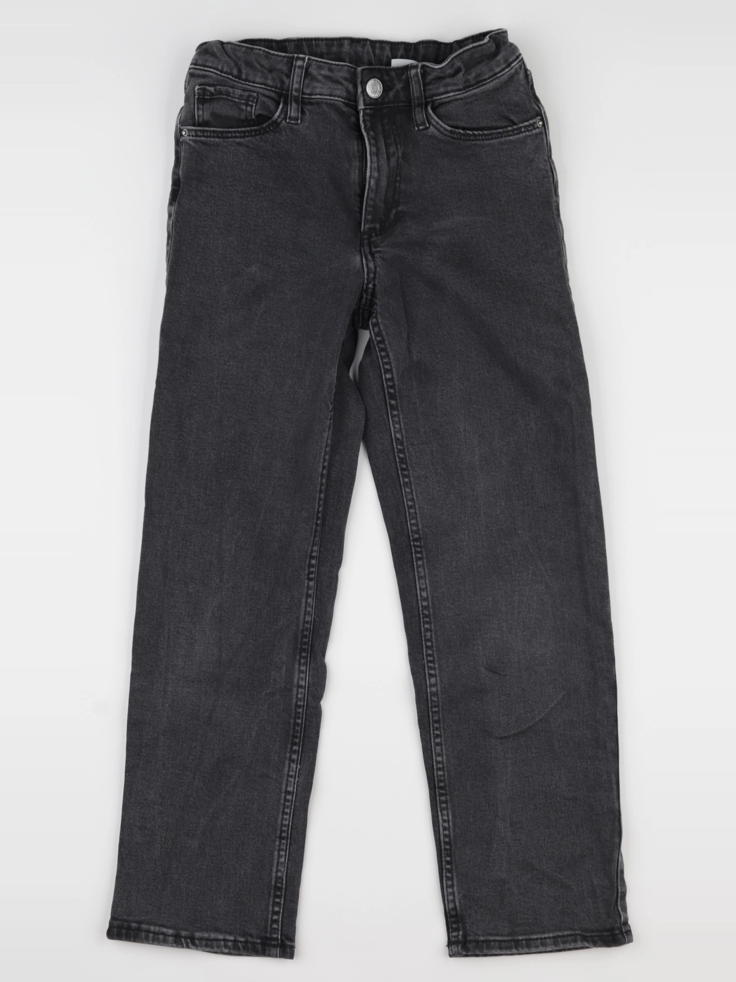 H&M - jean noir - 8/9 ans