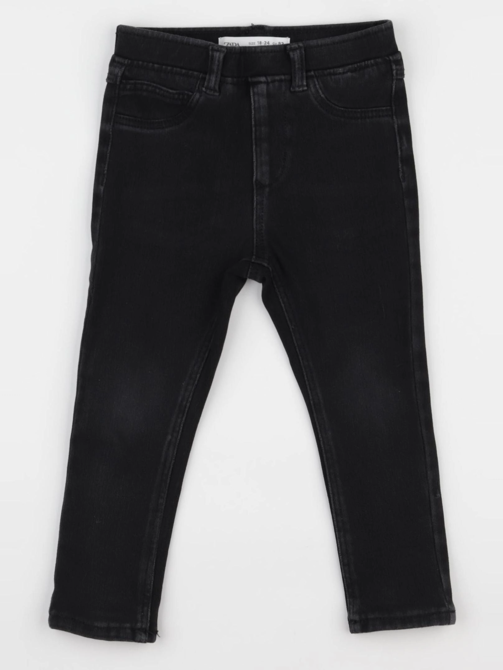 Zara - jegging noir - 18/24 mois