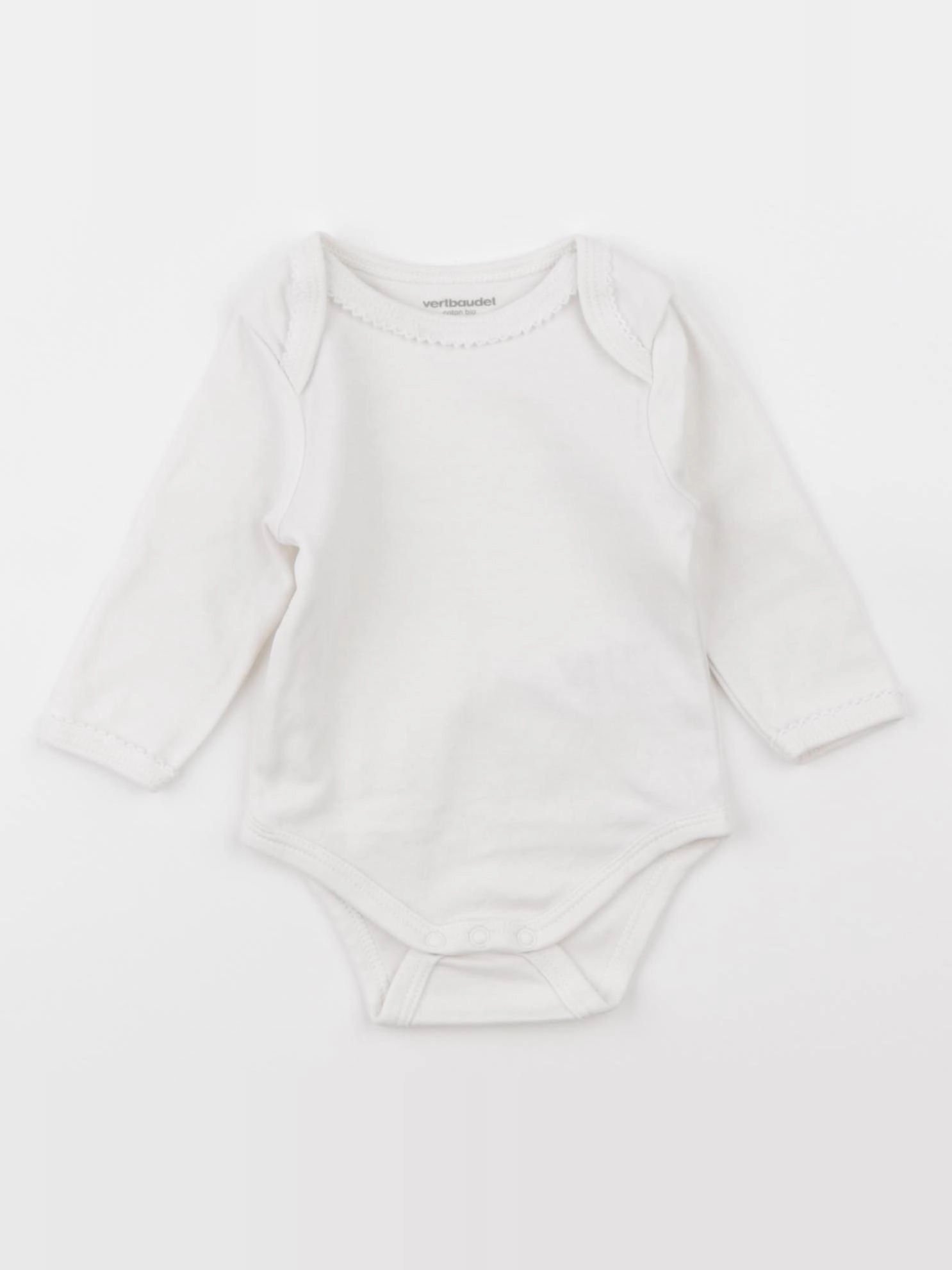 Vertbaudet - body blanc - 3 mois