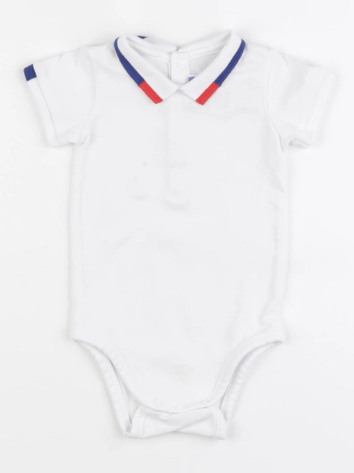 Jacadi - body à col blanc - 6 mois