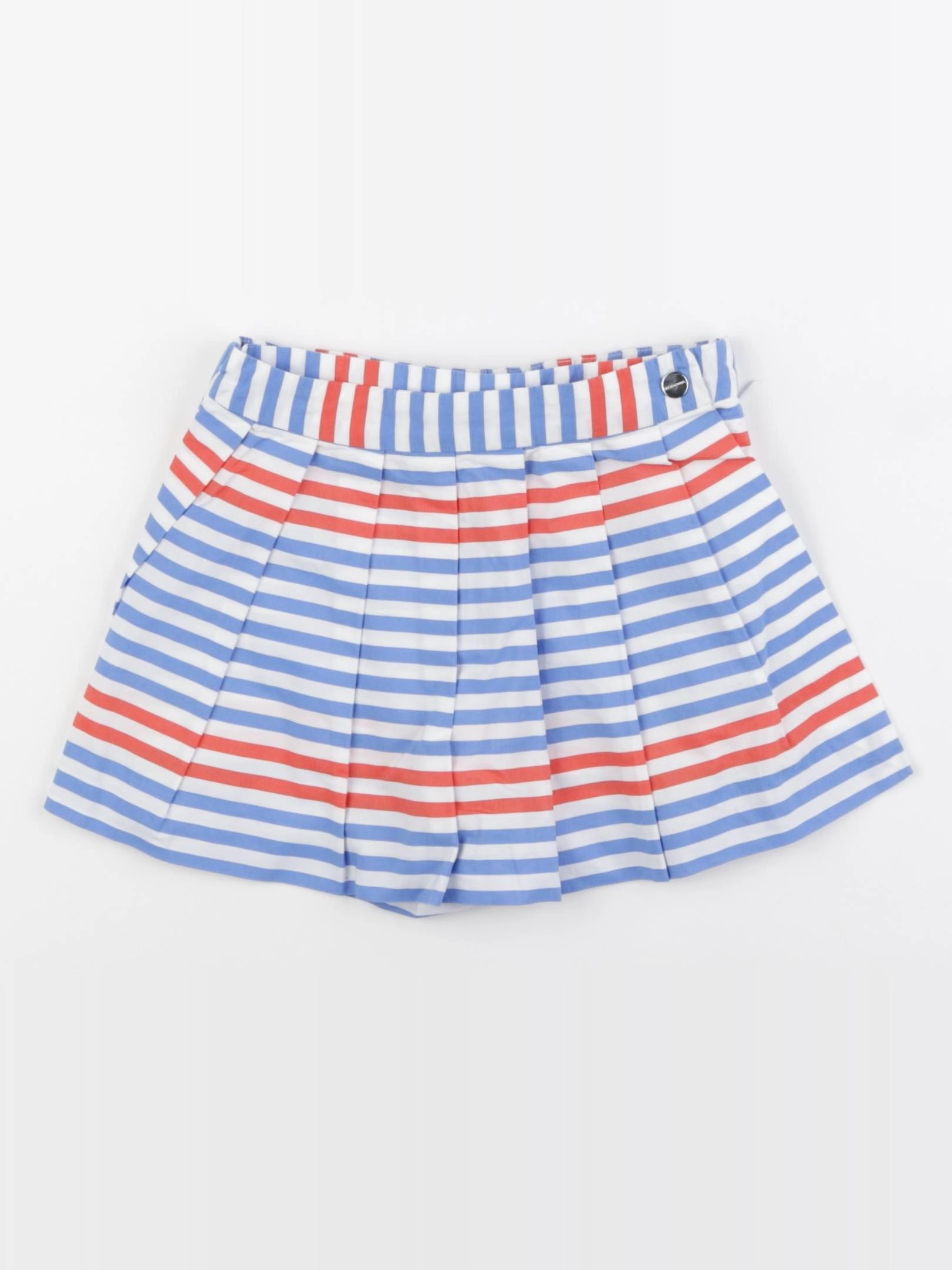 Jacadi - jupe short blanc, bleu - 3 ans