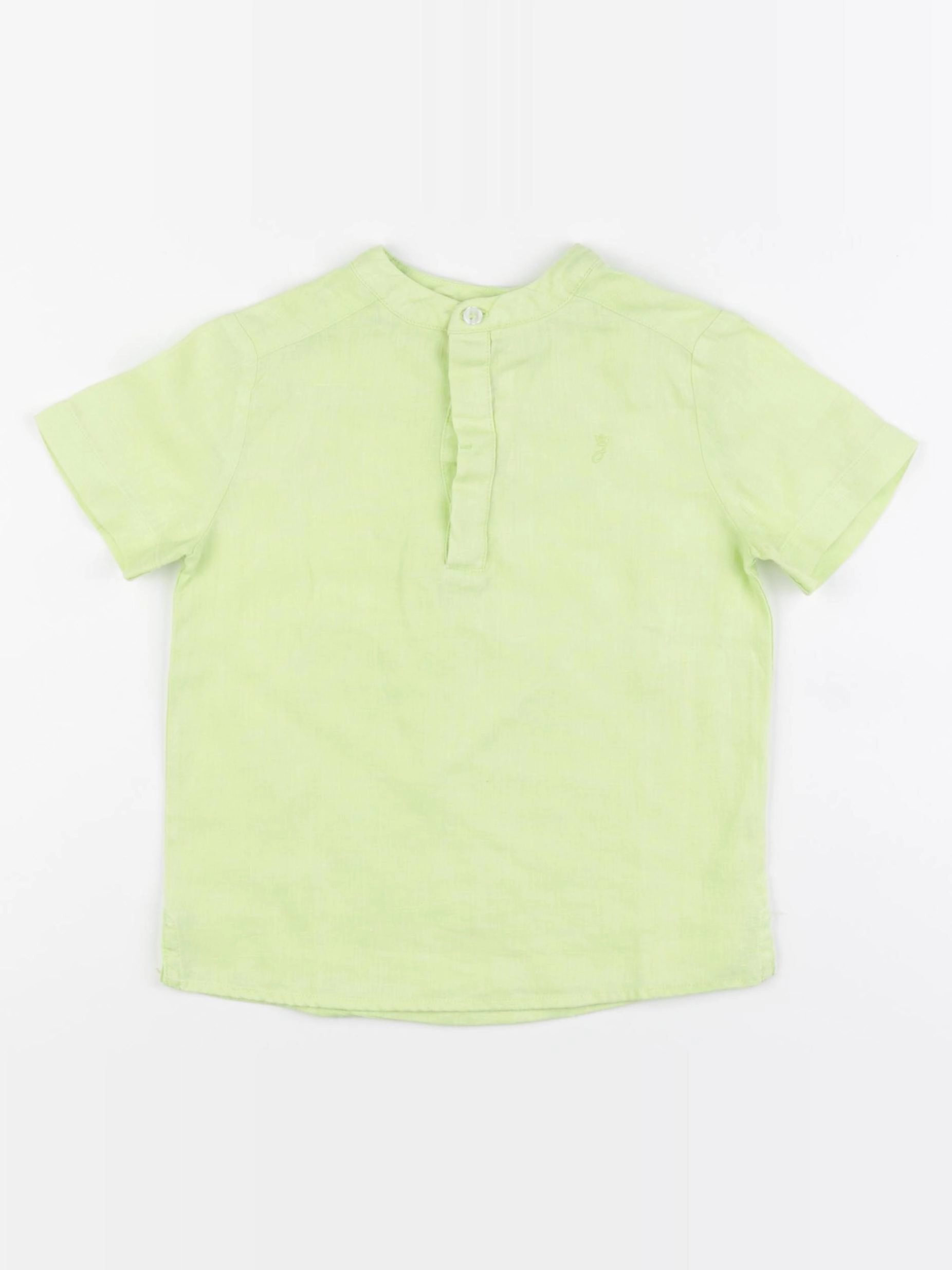 Jacadi - chemise vert fluo - 3 ans