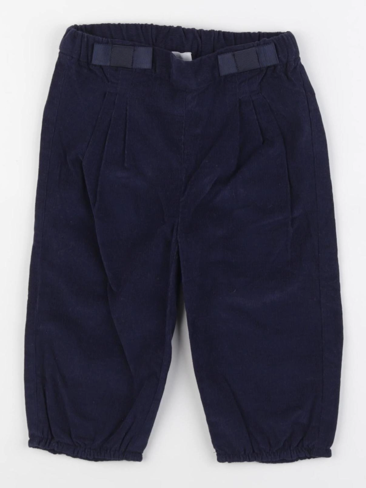 Jacadi - pantalon bleu - 12 mois