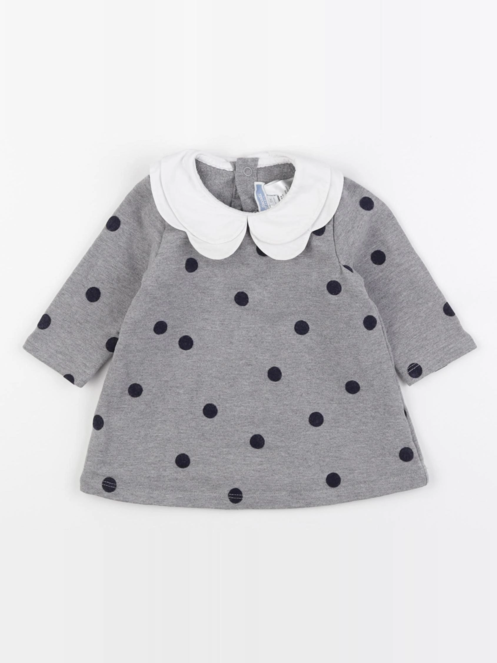 Jacadi - robe gris - 6 mois