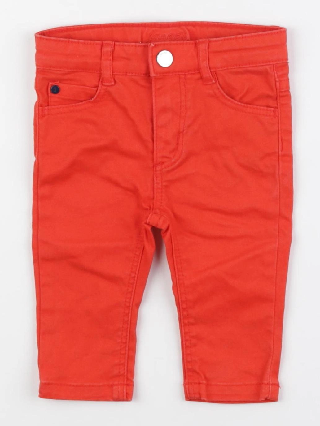 Jacadi - pantalon orange - 6 mois