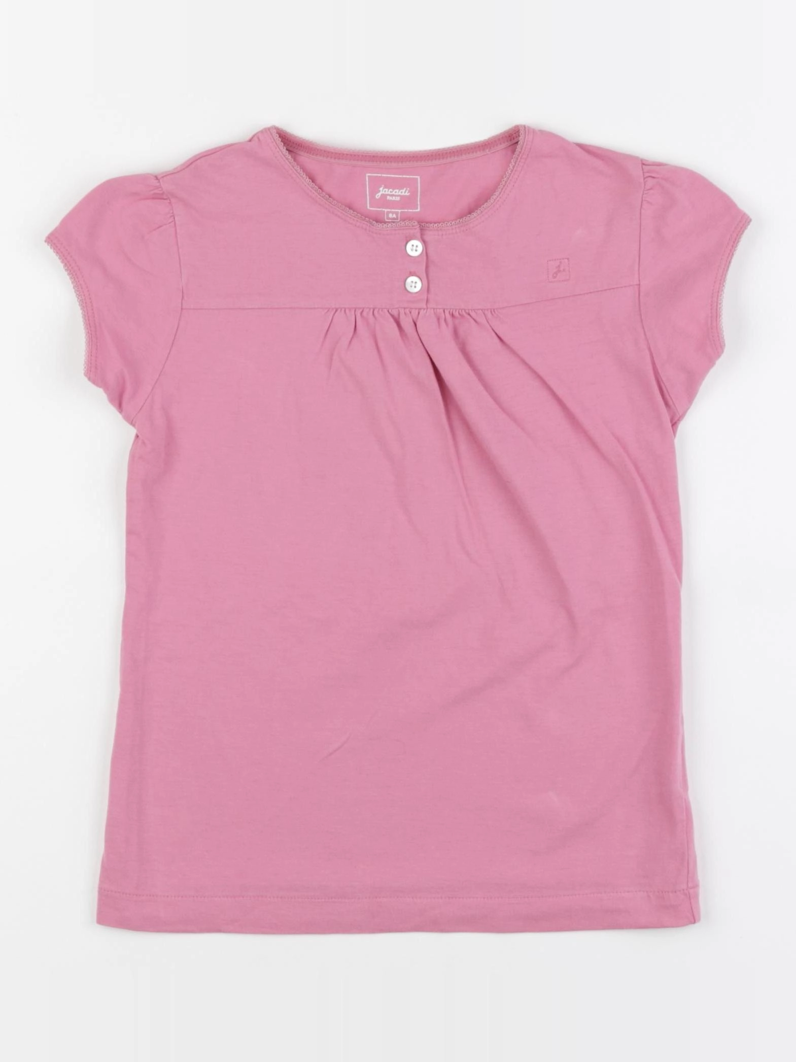 Jacadi - tee-shirt rose - 8 ans