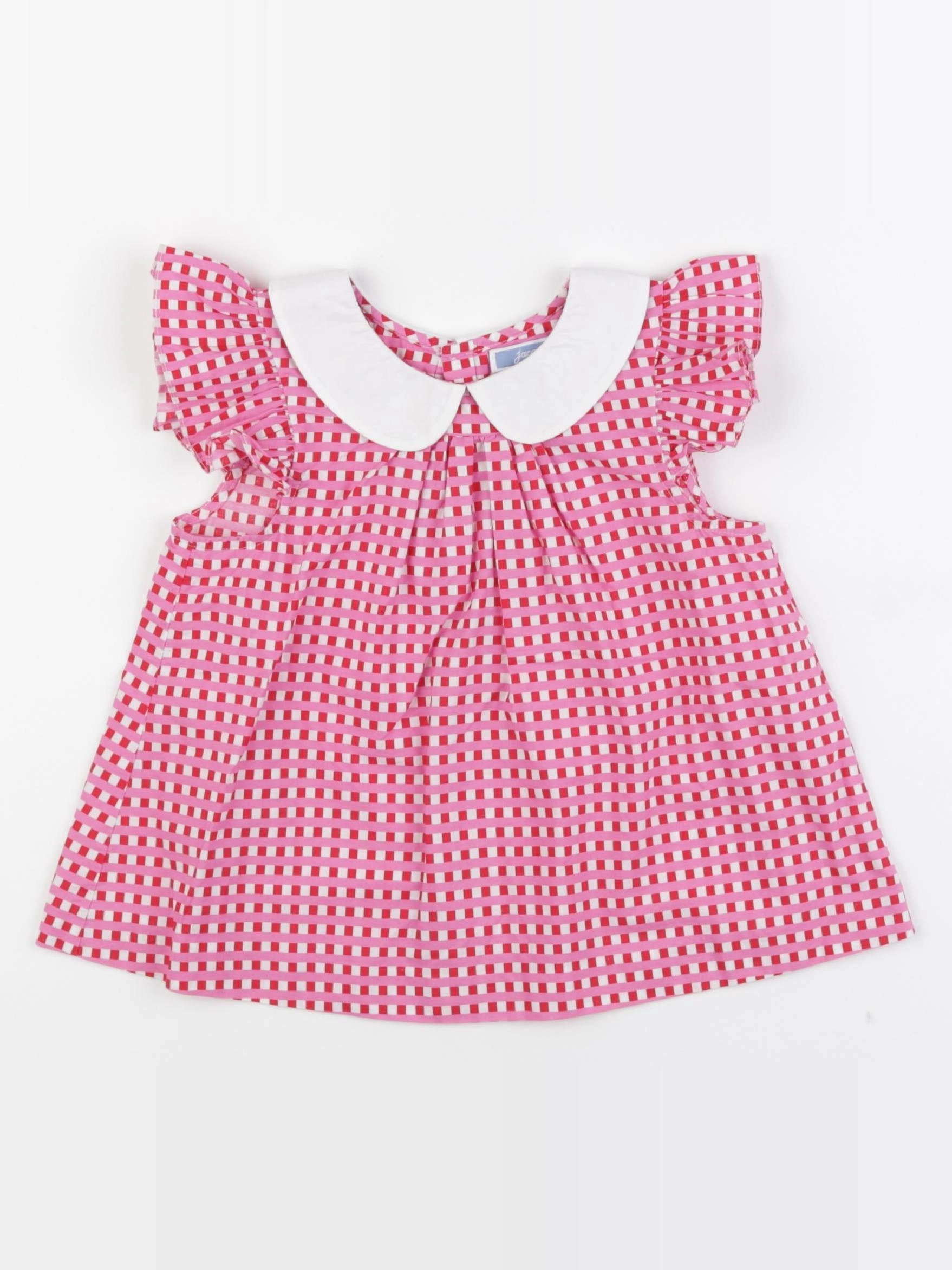 Jacadi - blouse blanc, rose - 36 mois