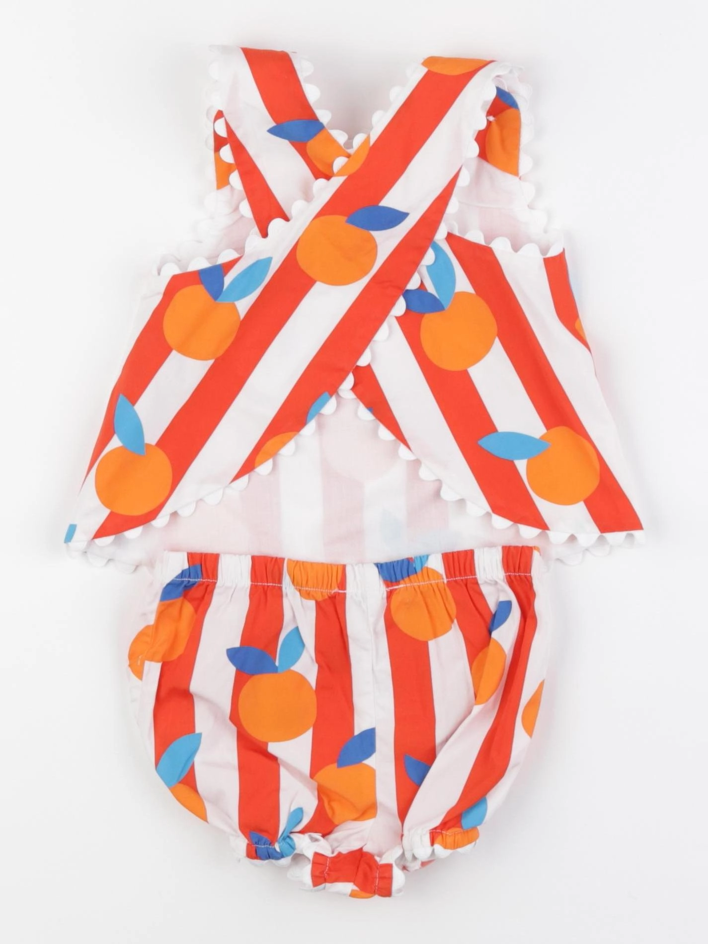 Jacadi - ensemble orange - 12 mois