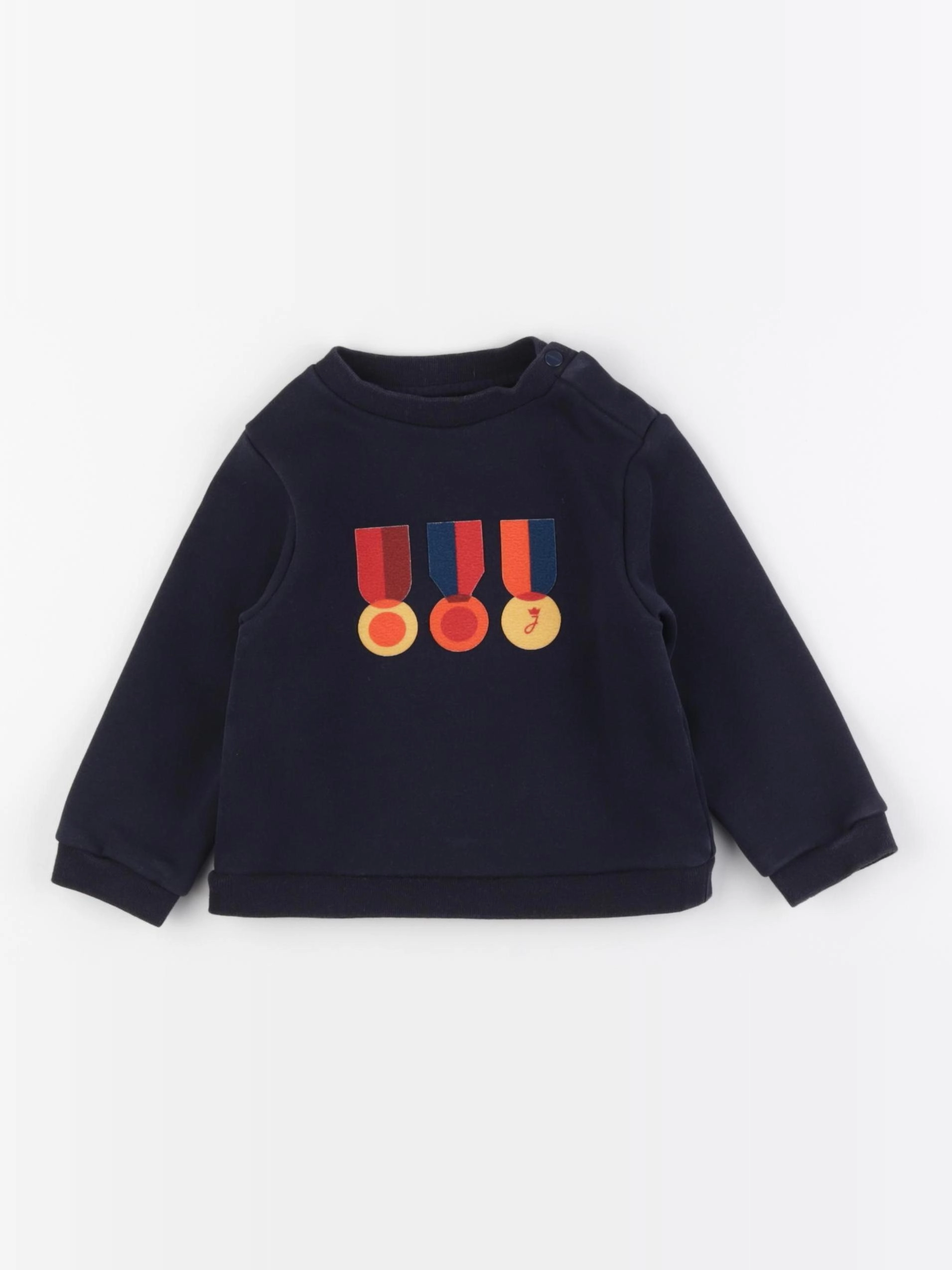 Jacadi - sweat bleu - 18 mois