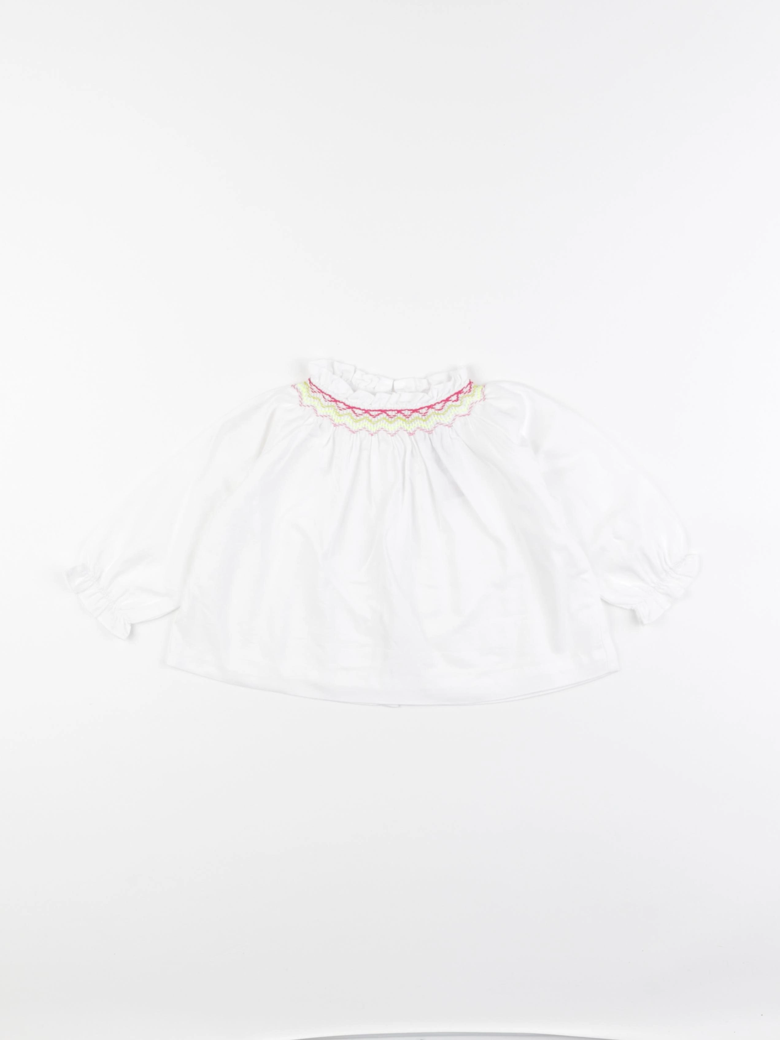 Jacadi - blouse blanc - 12 mois