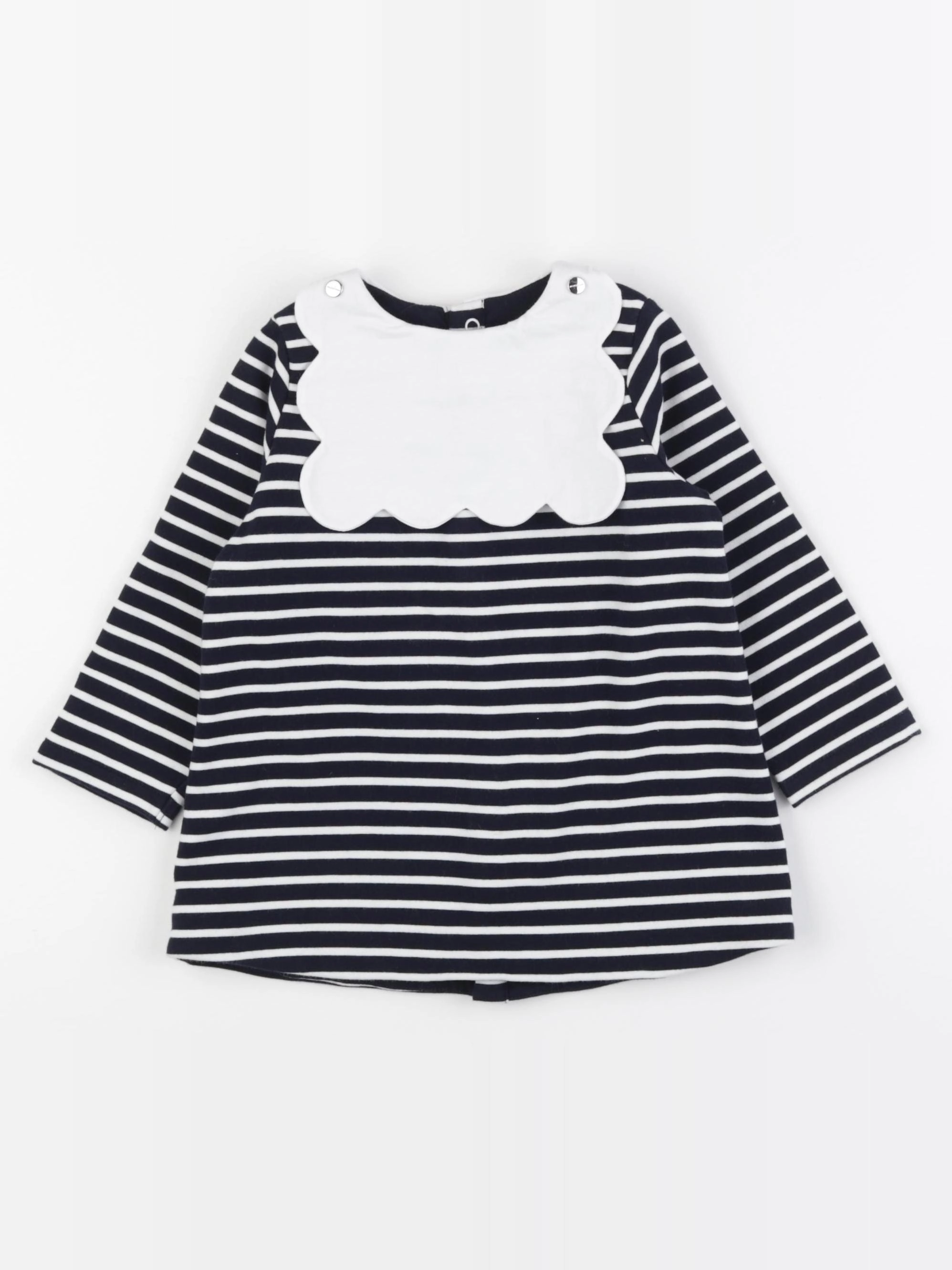 Jacadi - robe bleu, blanc - 18 mois