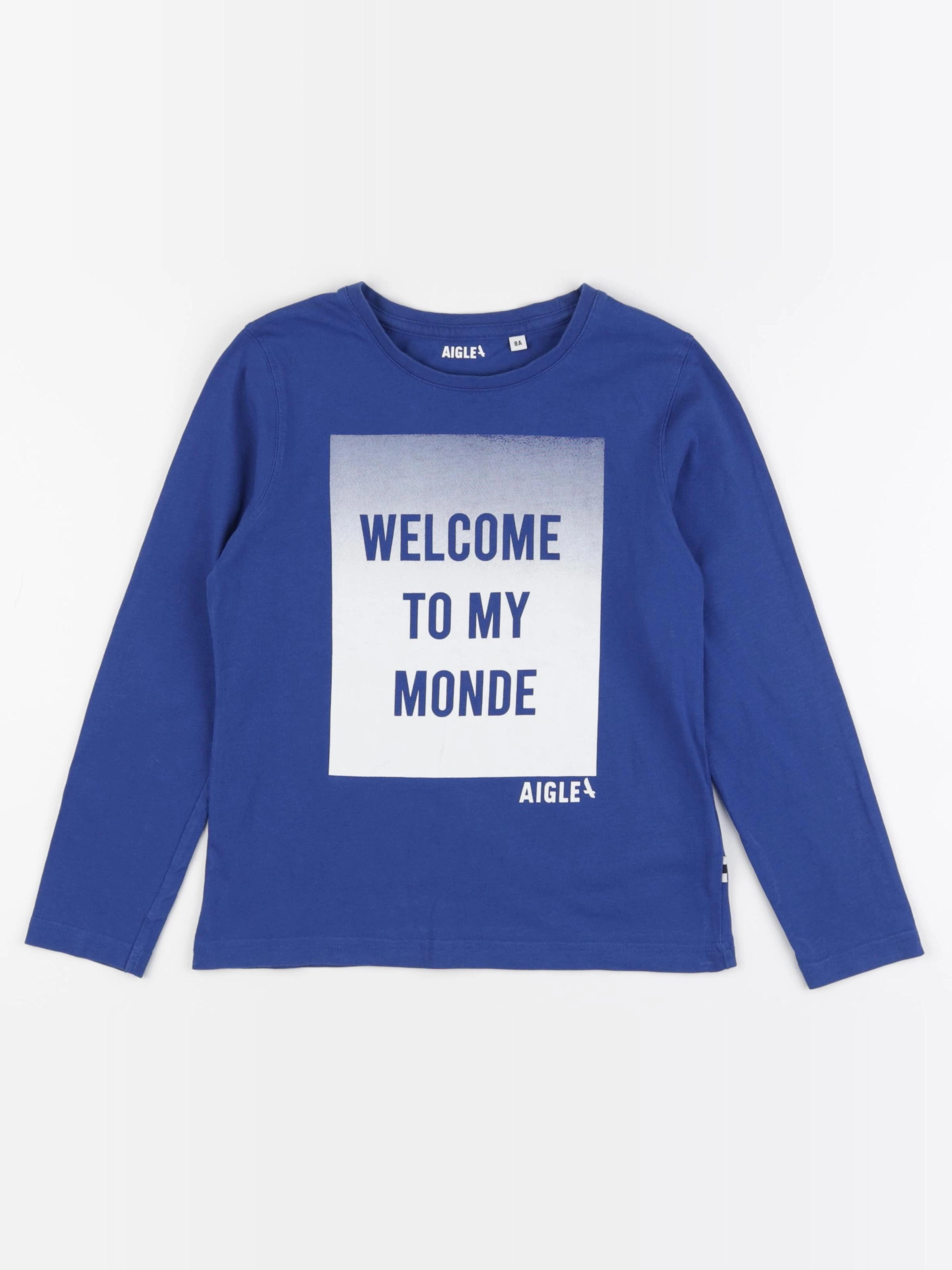 Timberland - tee-shirt bleu - 8 ans