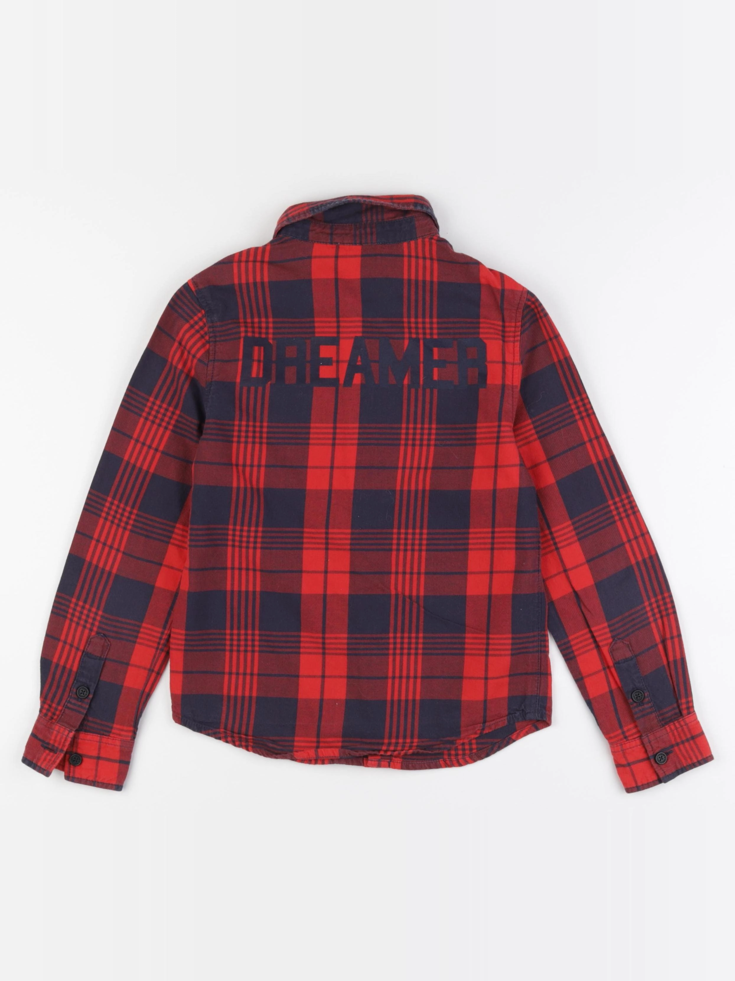 Zadig & Voltaire - chemise imprimé au dos rouge, bleu - 8 ans