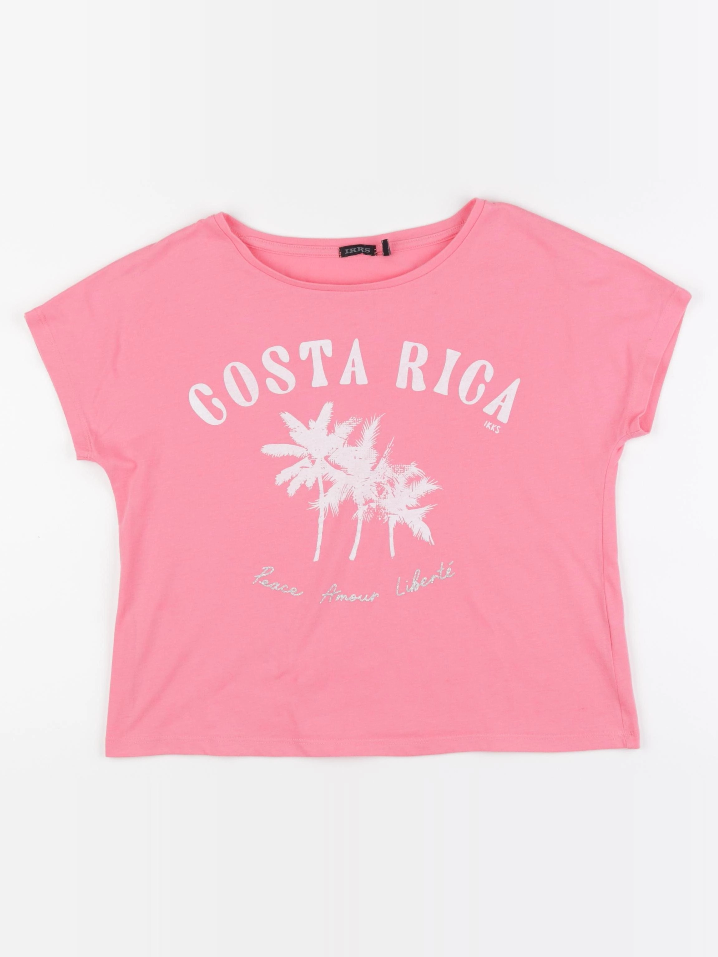 IKKS - tee-shirt rose - 12 ans