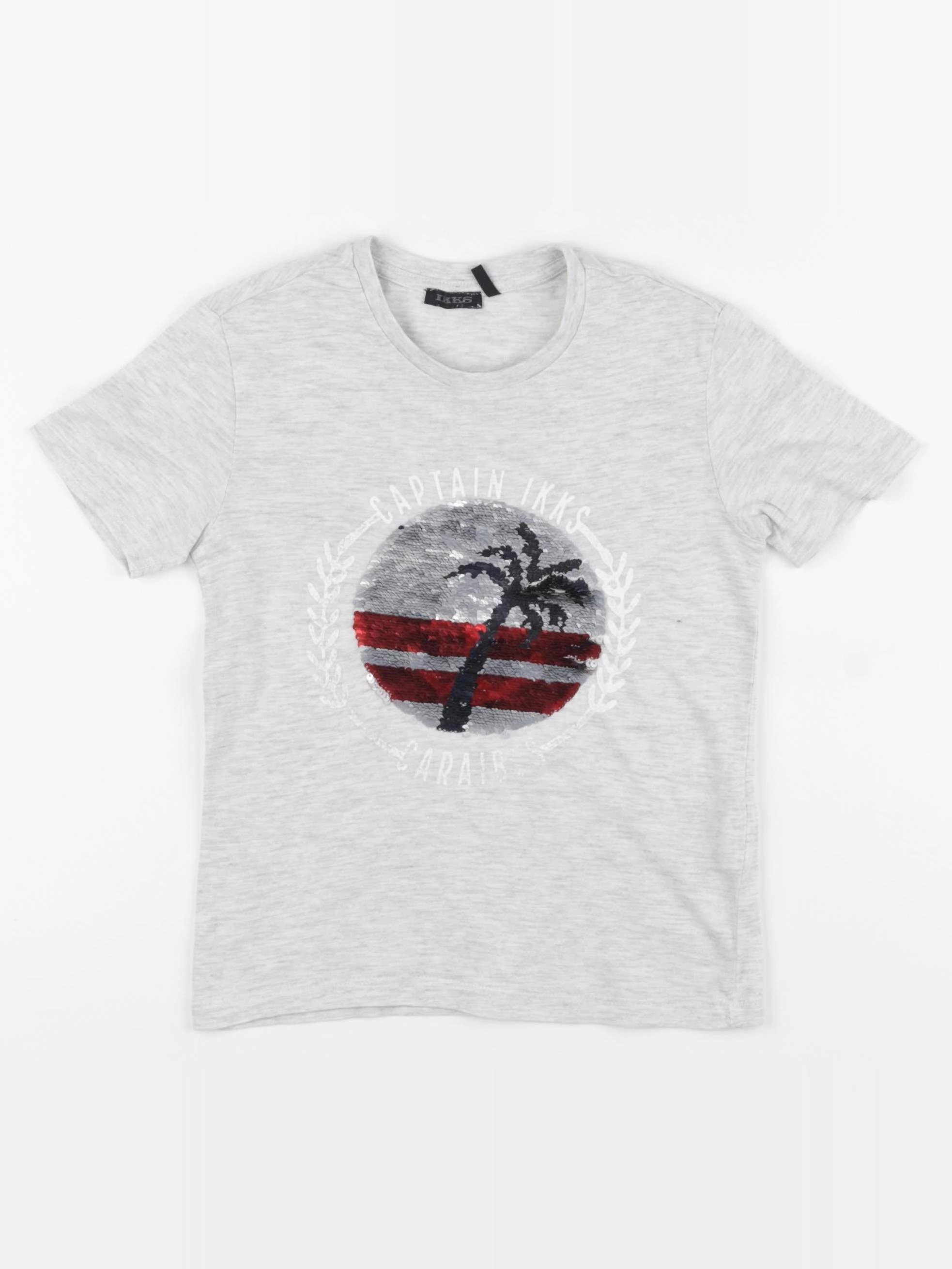 IKKS - tee-shirt gris - 4 ans
