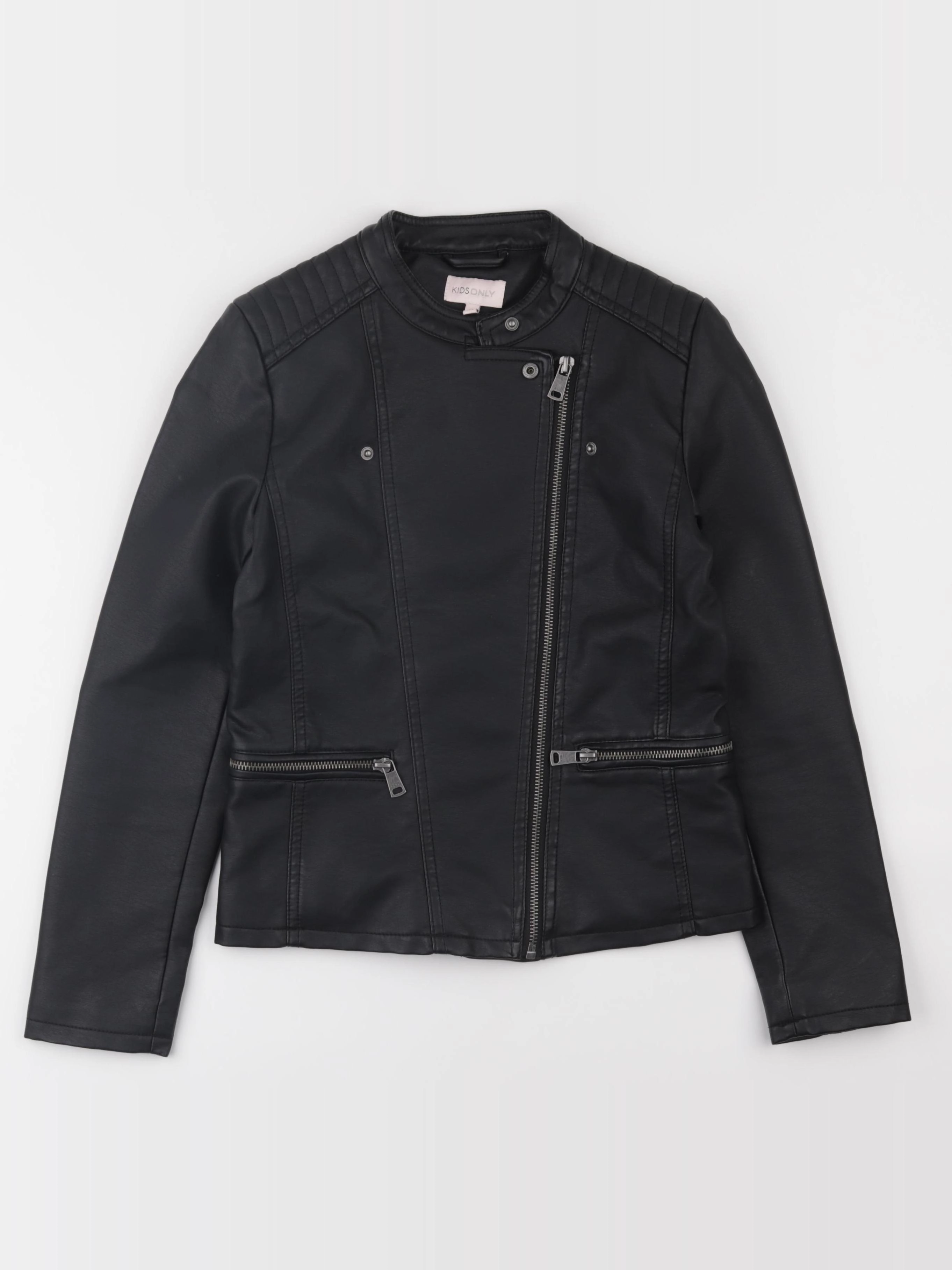 Kids Only - veste simili cuir noir - 12 ans