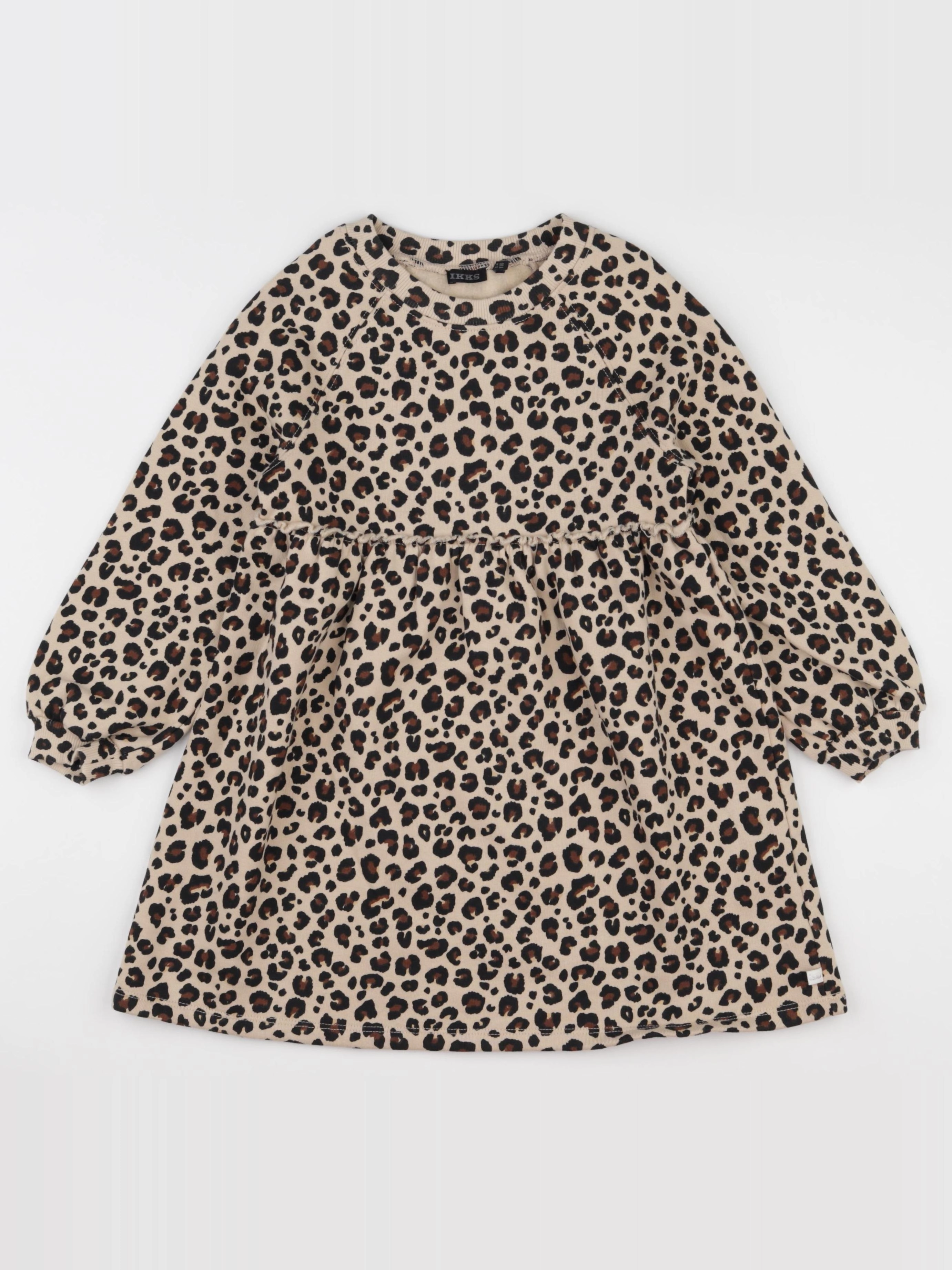 IKKS - robe beige, marron - 5 ans