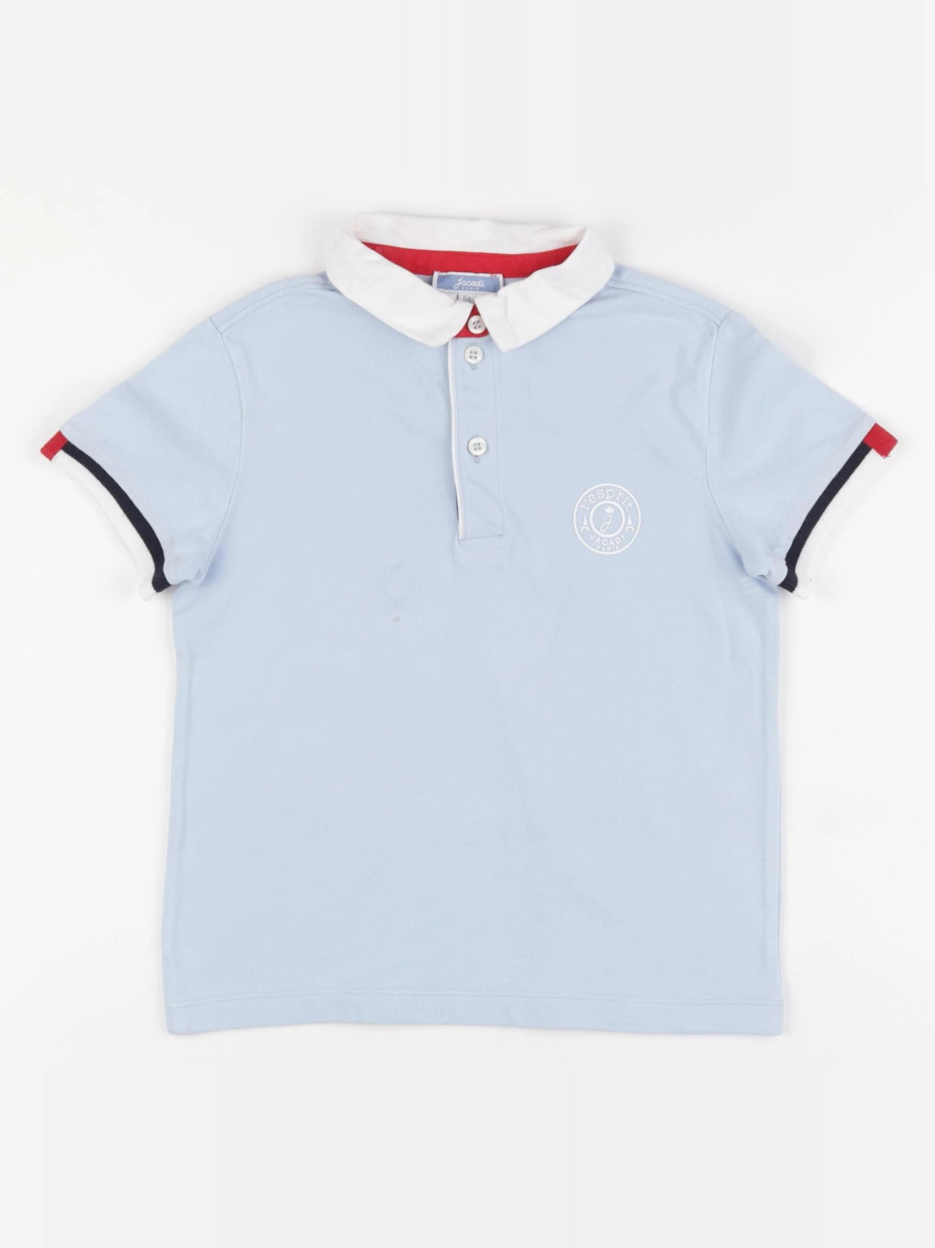 Jacadi - polo bleu - 6 ans
