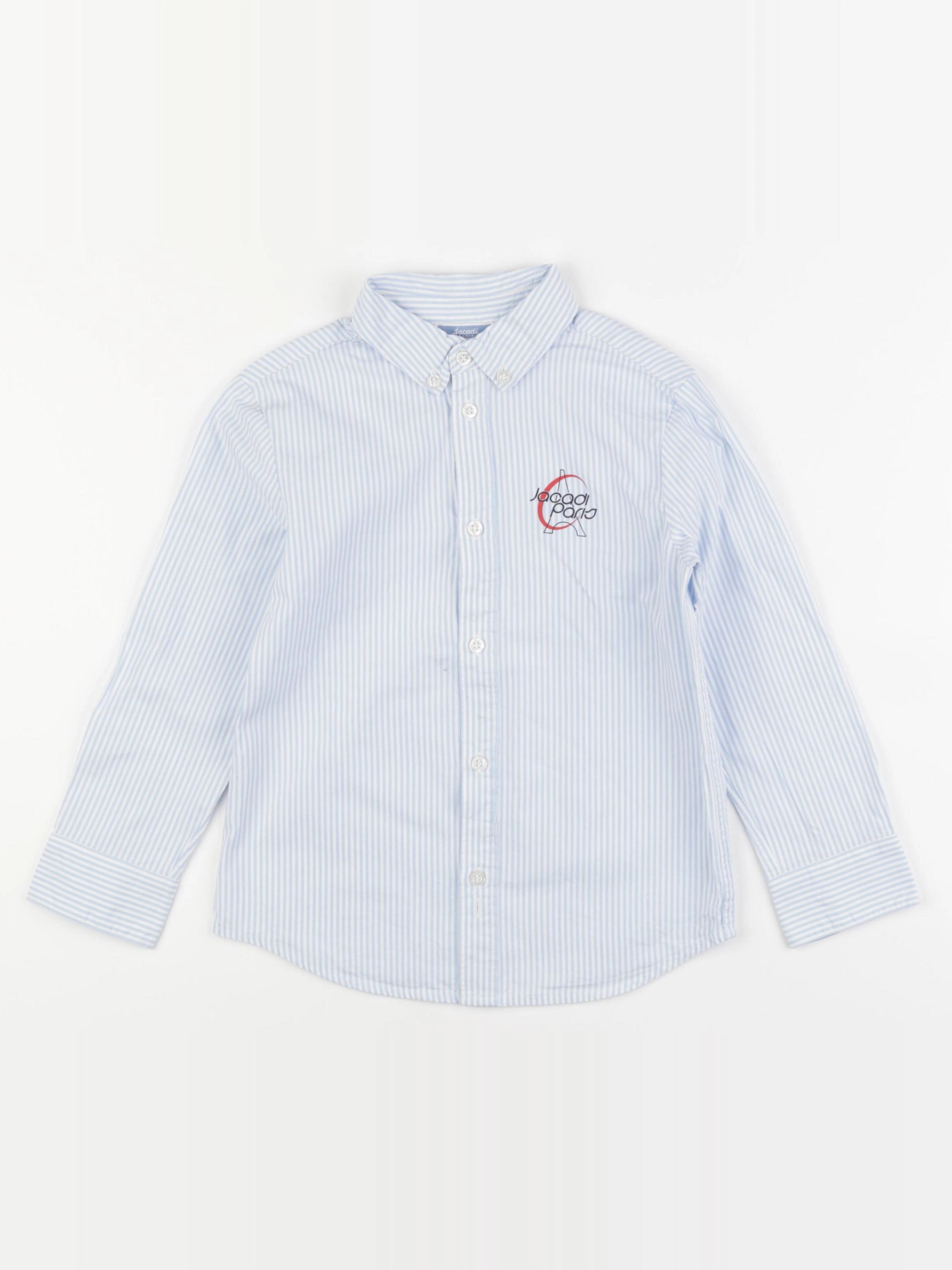 Jacadi - chemise bleu, blanc - 6 ans