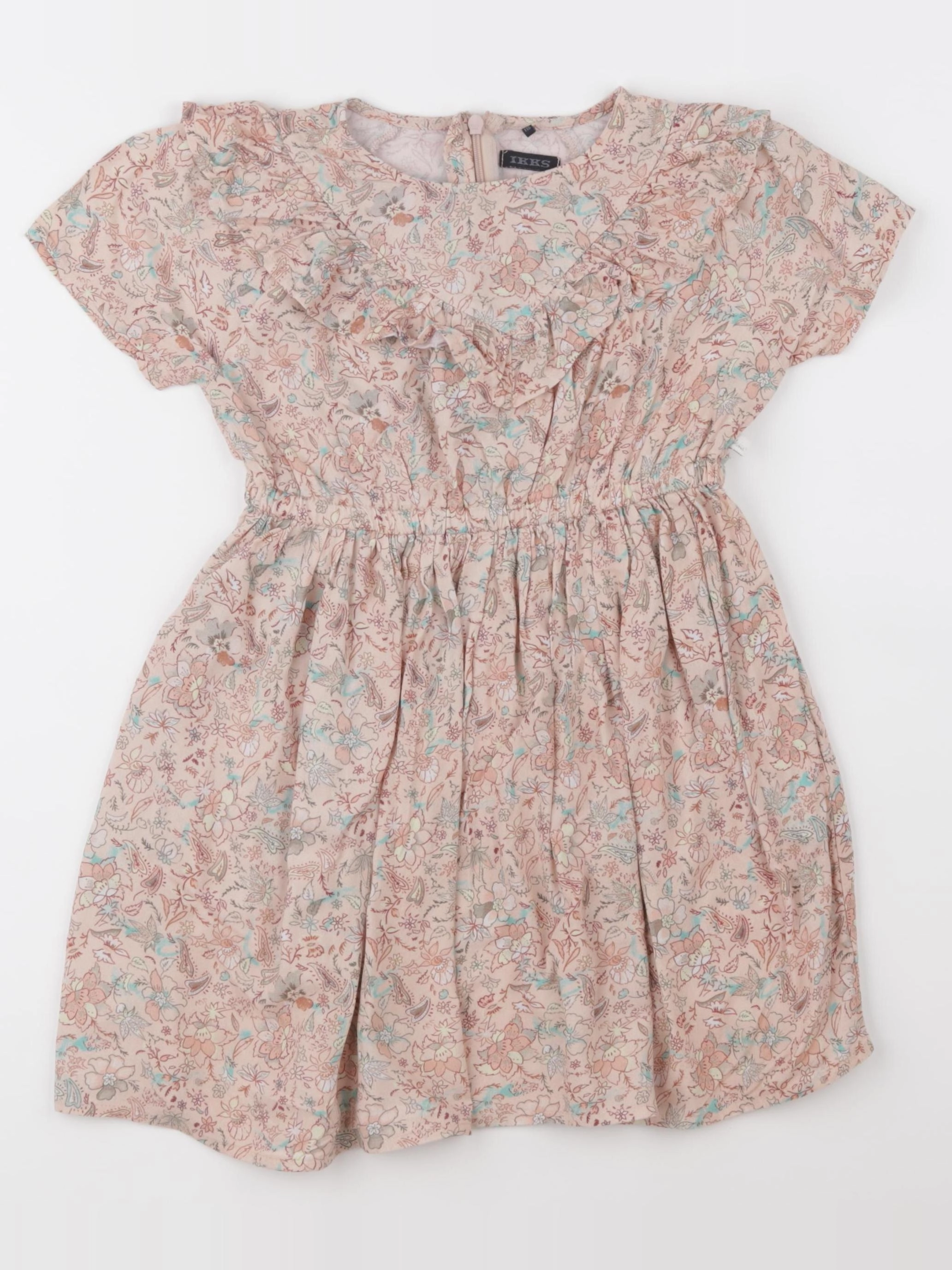 IKKS - robe rose - 6 ans