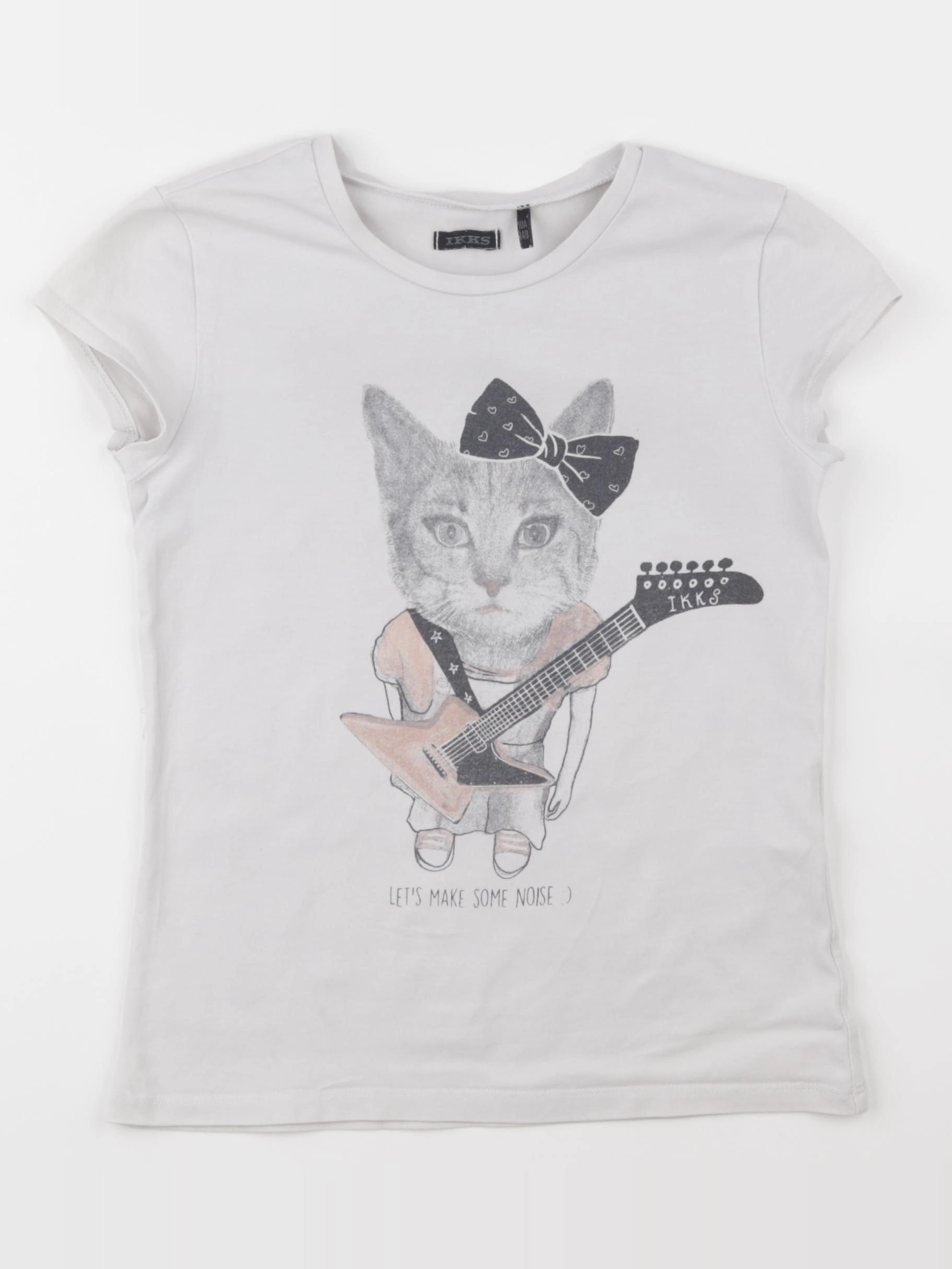 IKKS - tee-shirt beige - 10 ans