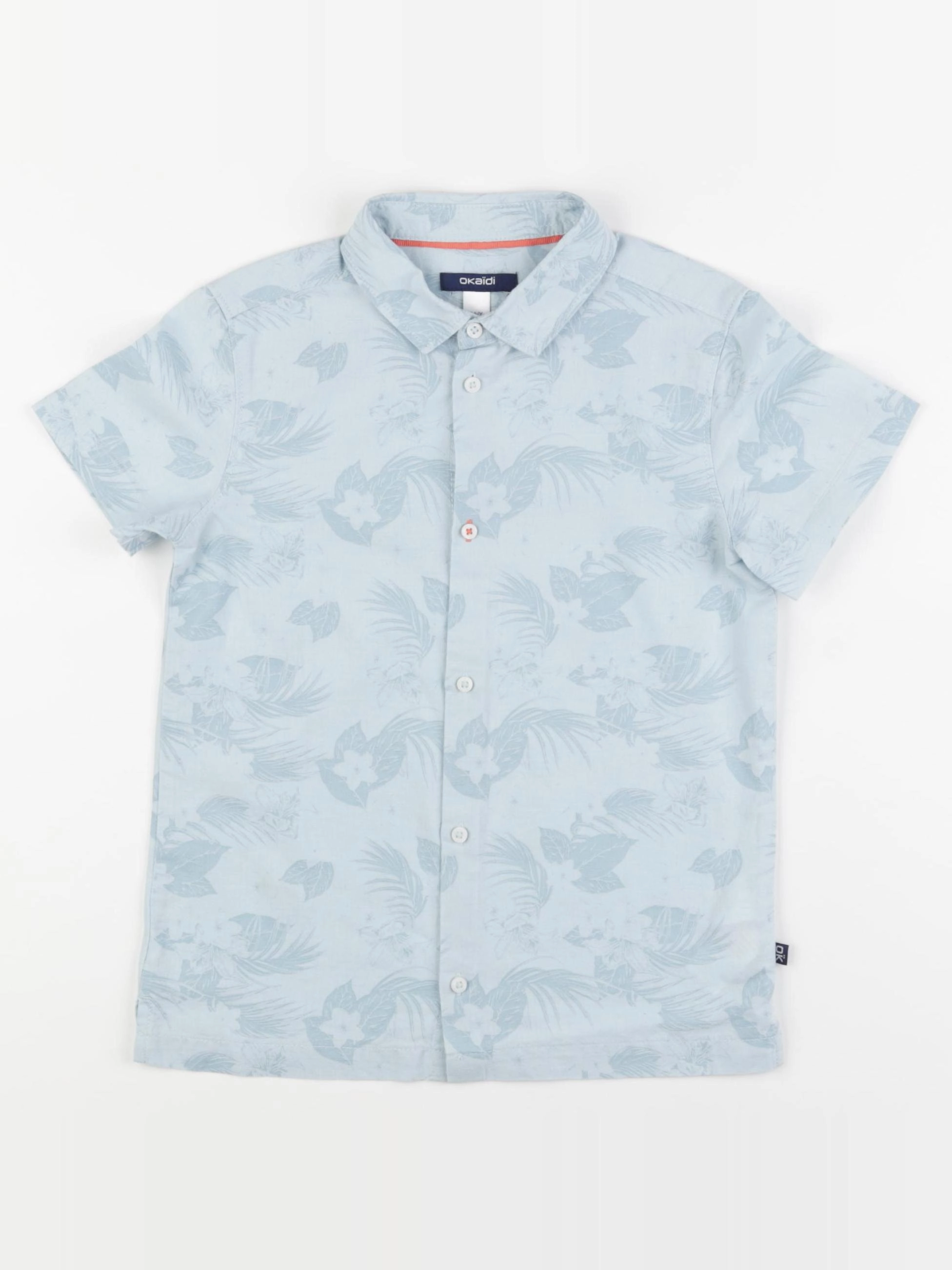Okaidi - chemise bleu - 6 ans