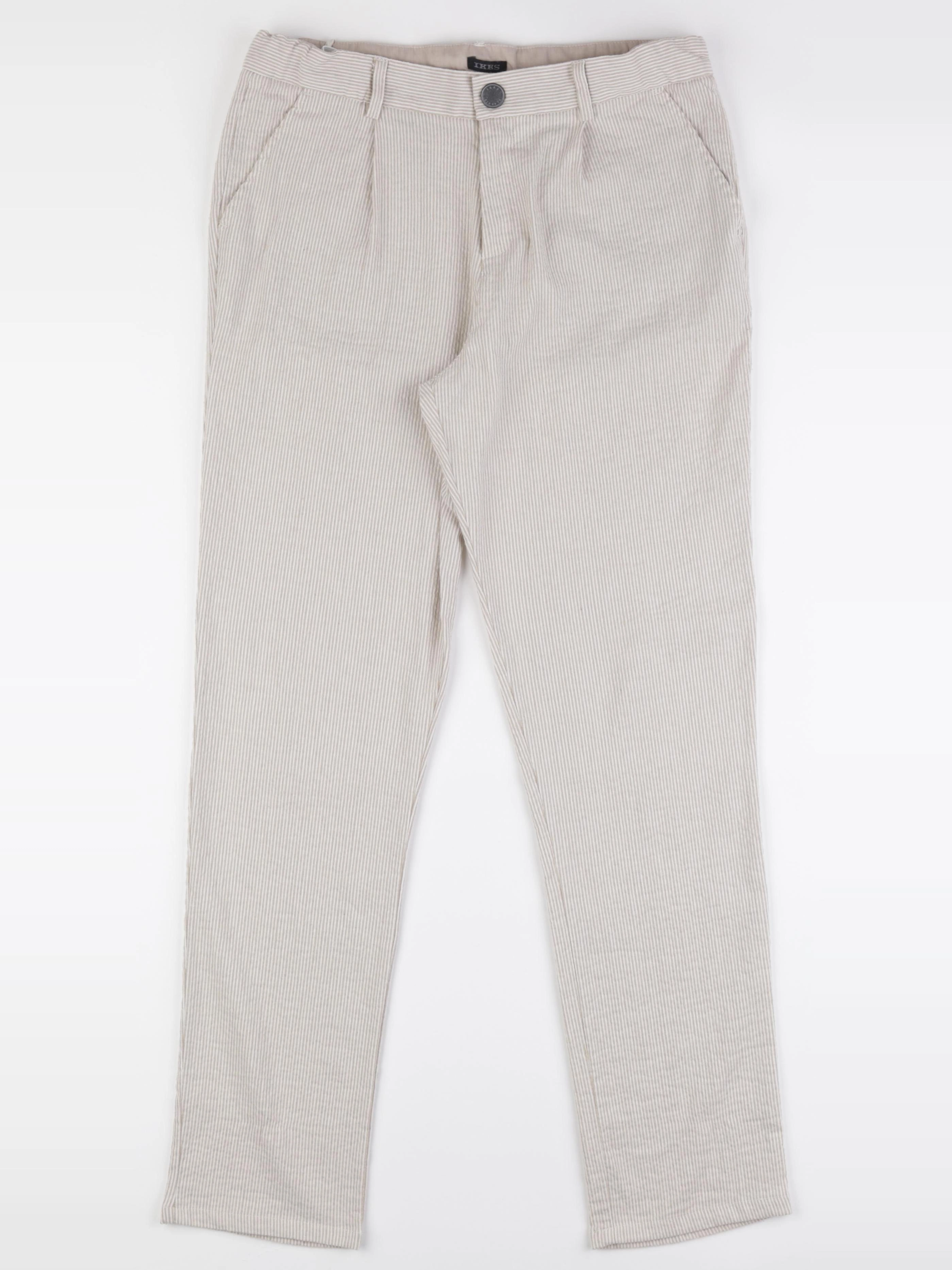 IKKS - pantalon blanc, beige - 14 ans