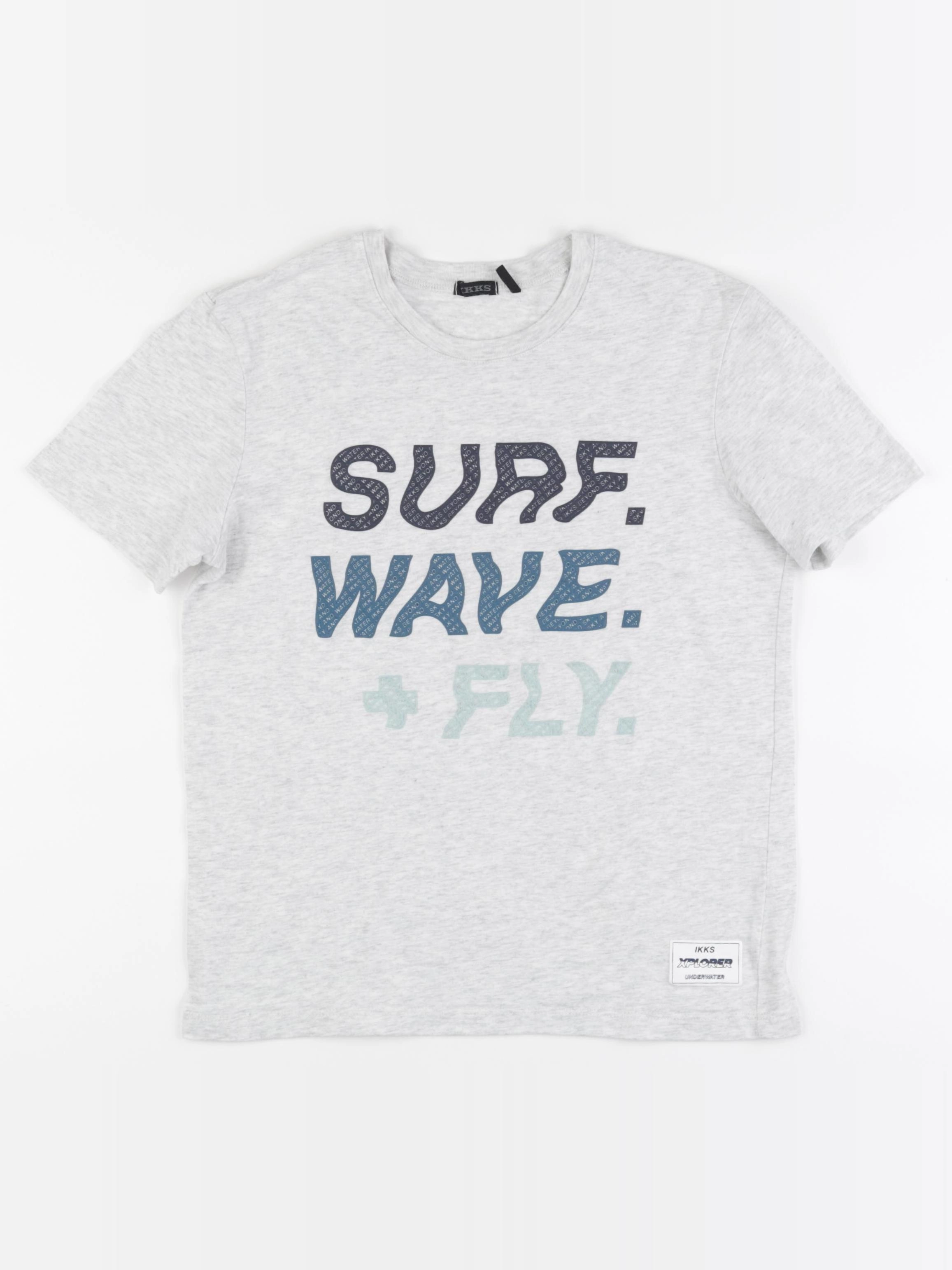 IKKS - tee-shirt gris - 12 ans