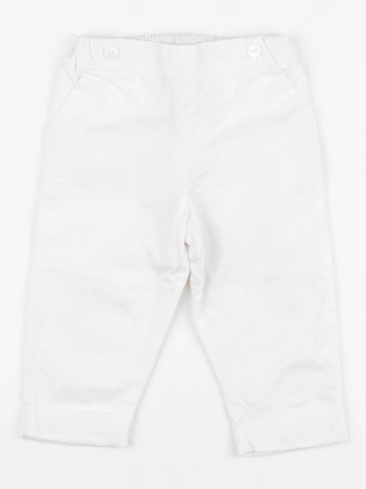 Jacadi - pantalon blanc - 12 mois