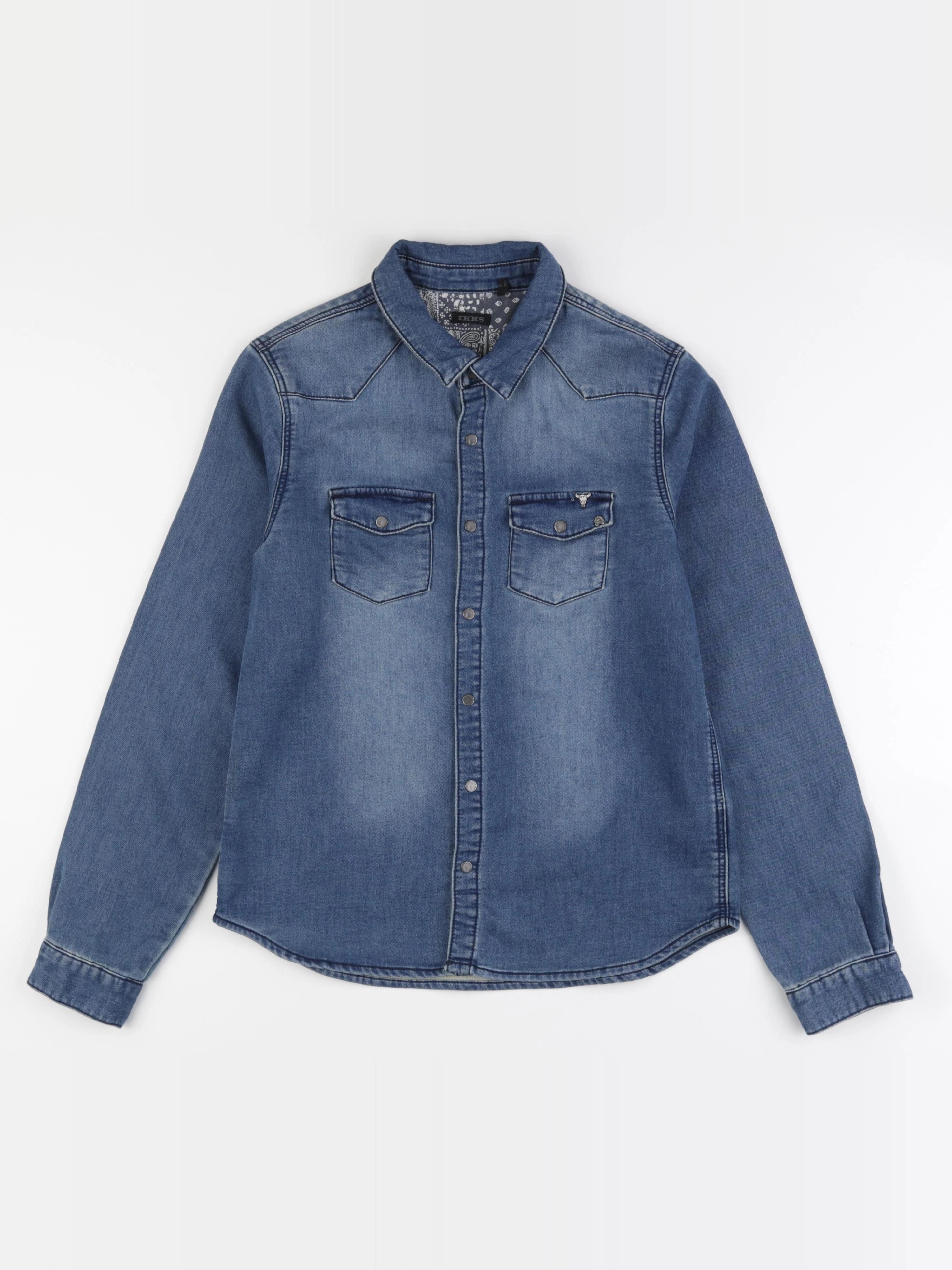 IKKS - chemise bleu - 12 ans