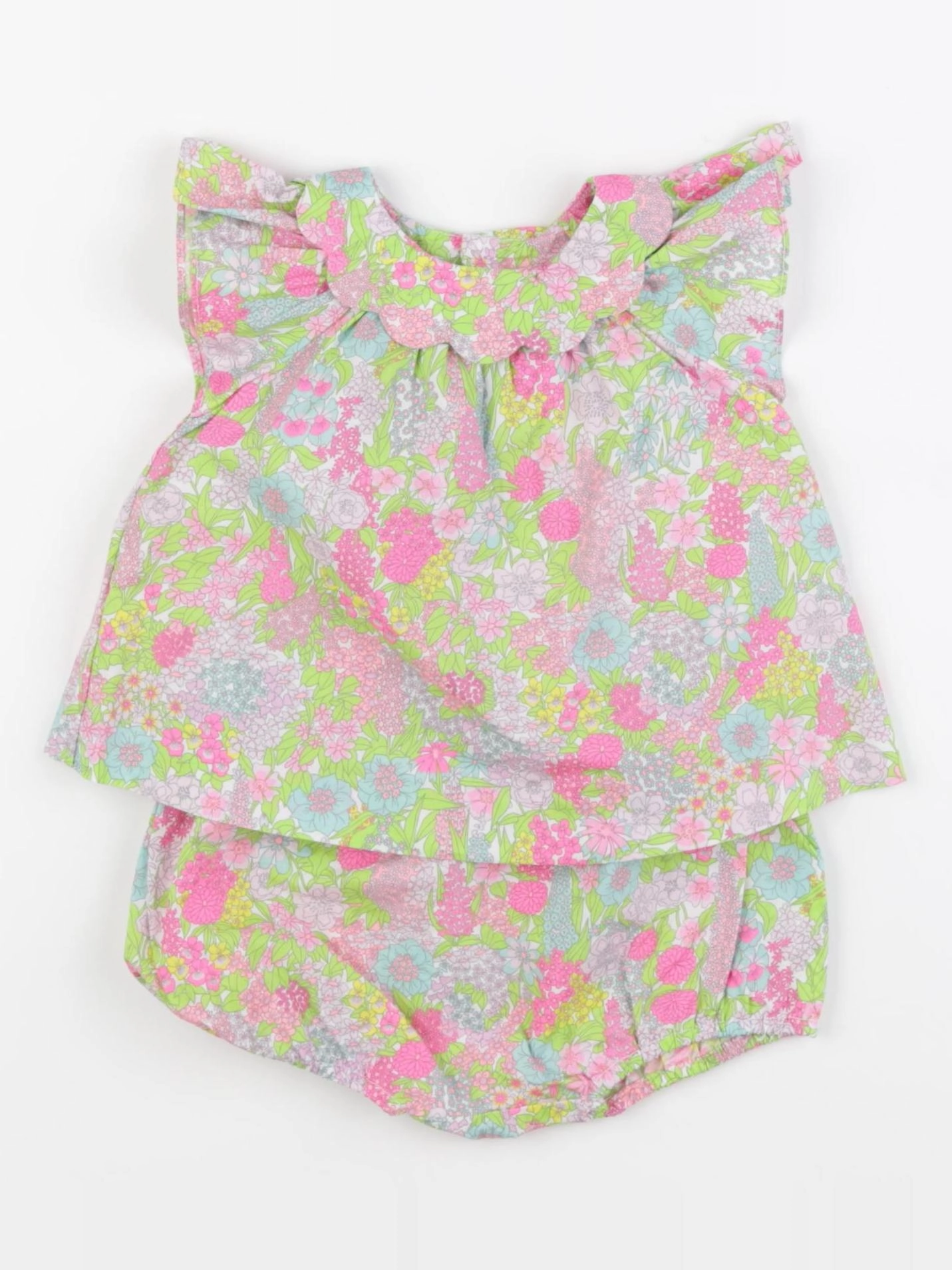Jacadi - ensemble liberty multicolore - 6 mois