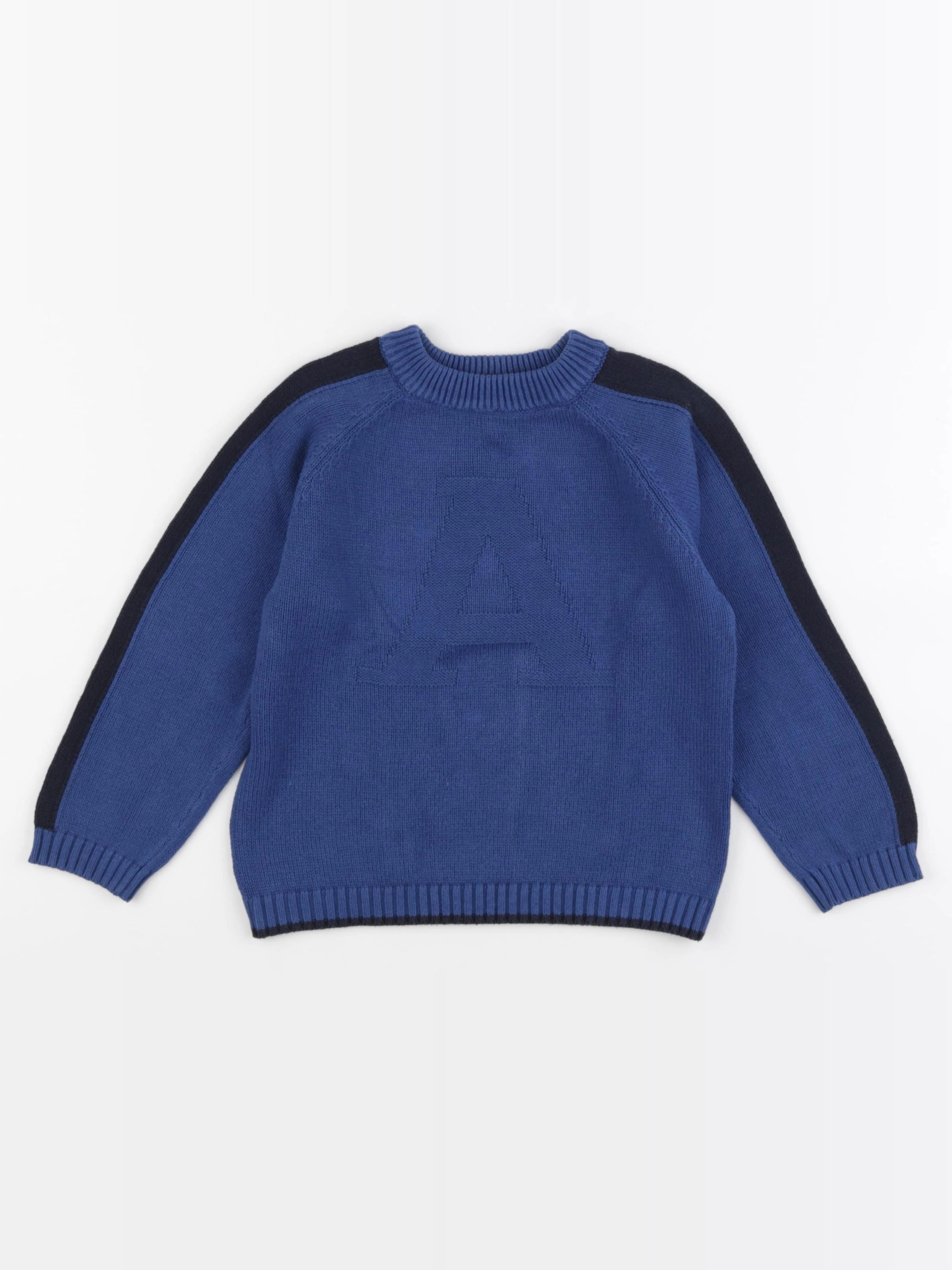Eden & Victor - pull bleu - 6 ans