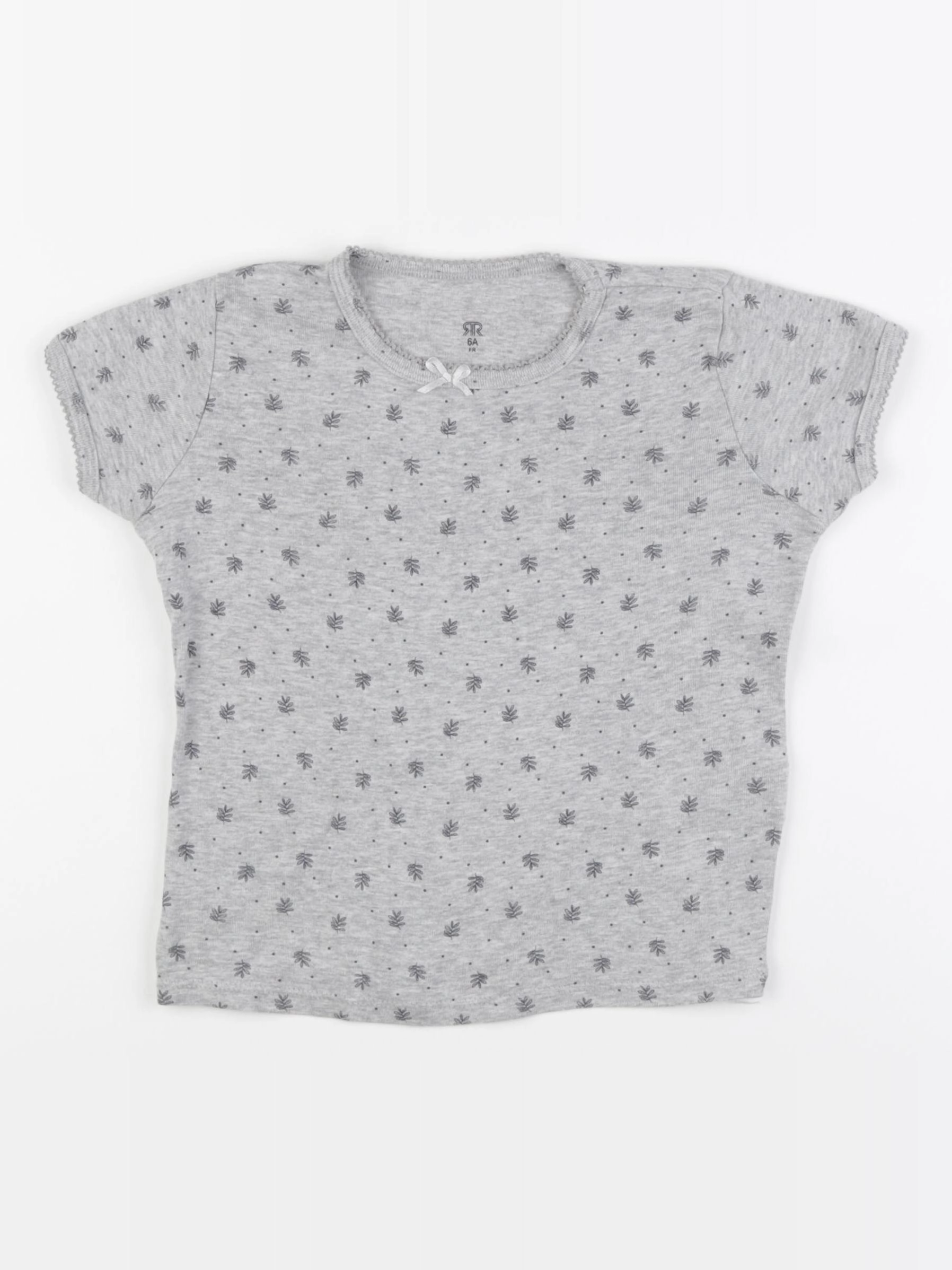 La Redoute - maillot de corps gris - 6 ans